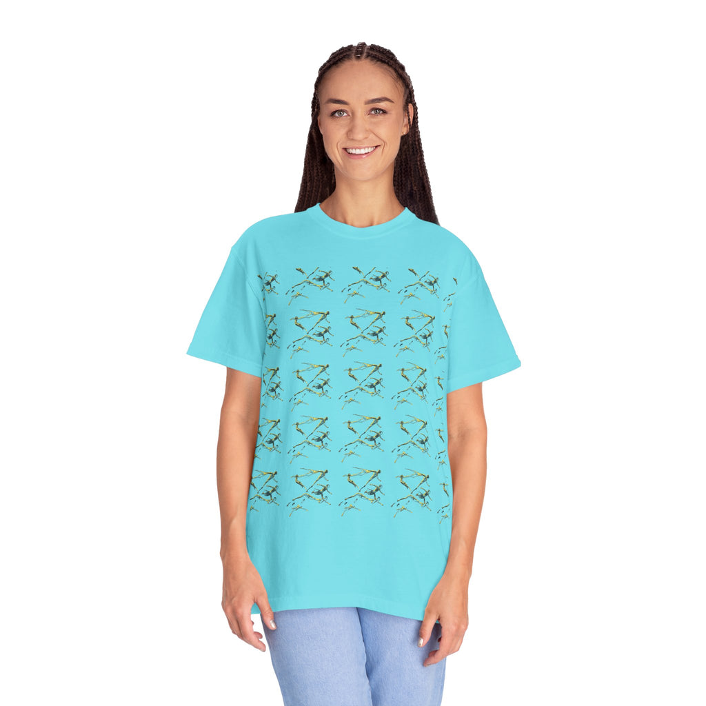 Swimmer Flying T-Shirt — Surreal Swimscape Graphic Tee Unisex