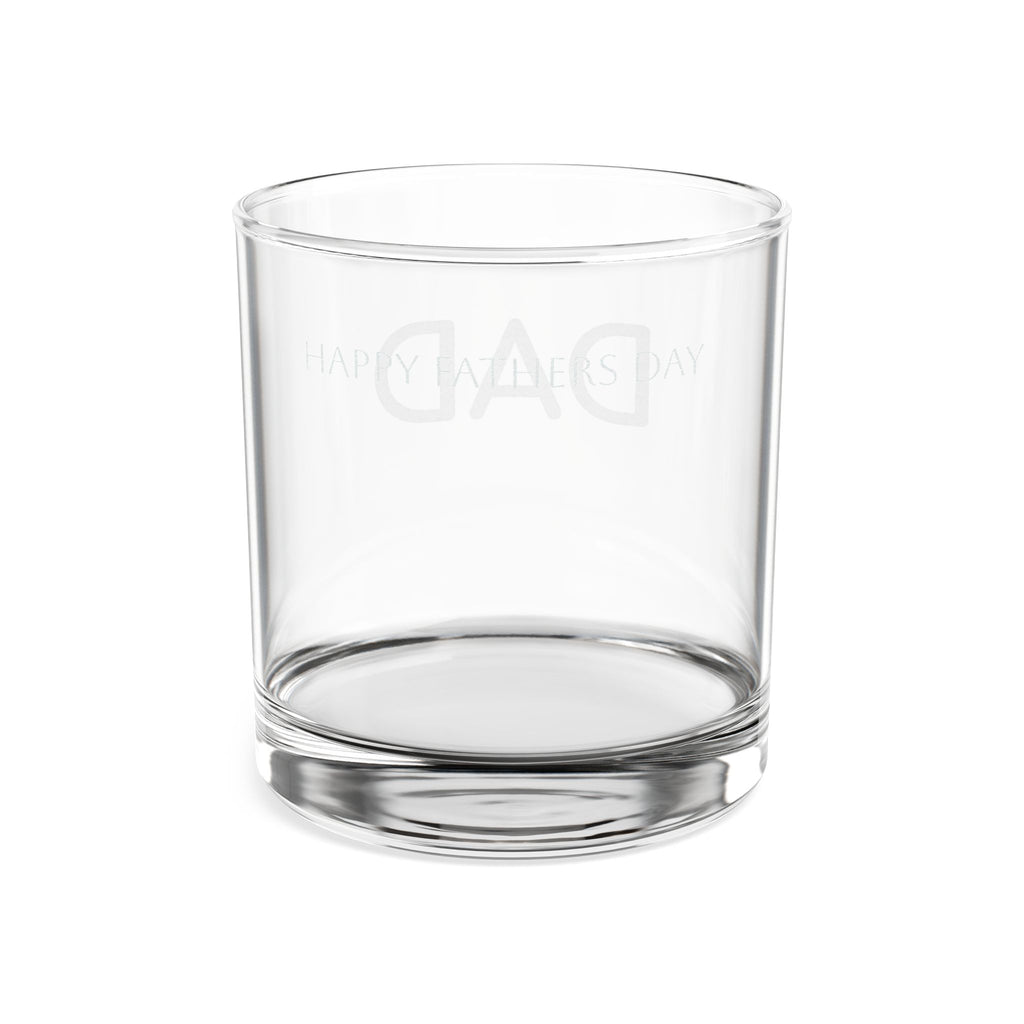 DAD engraved whiskey glass | 10.5oz engraved tumbler
