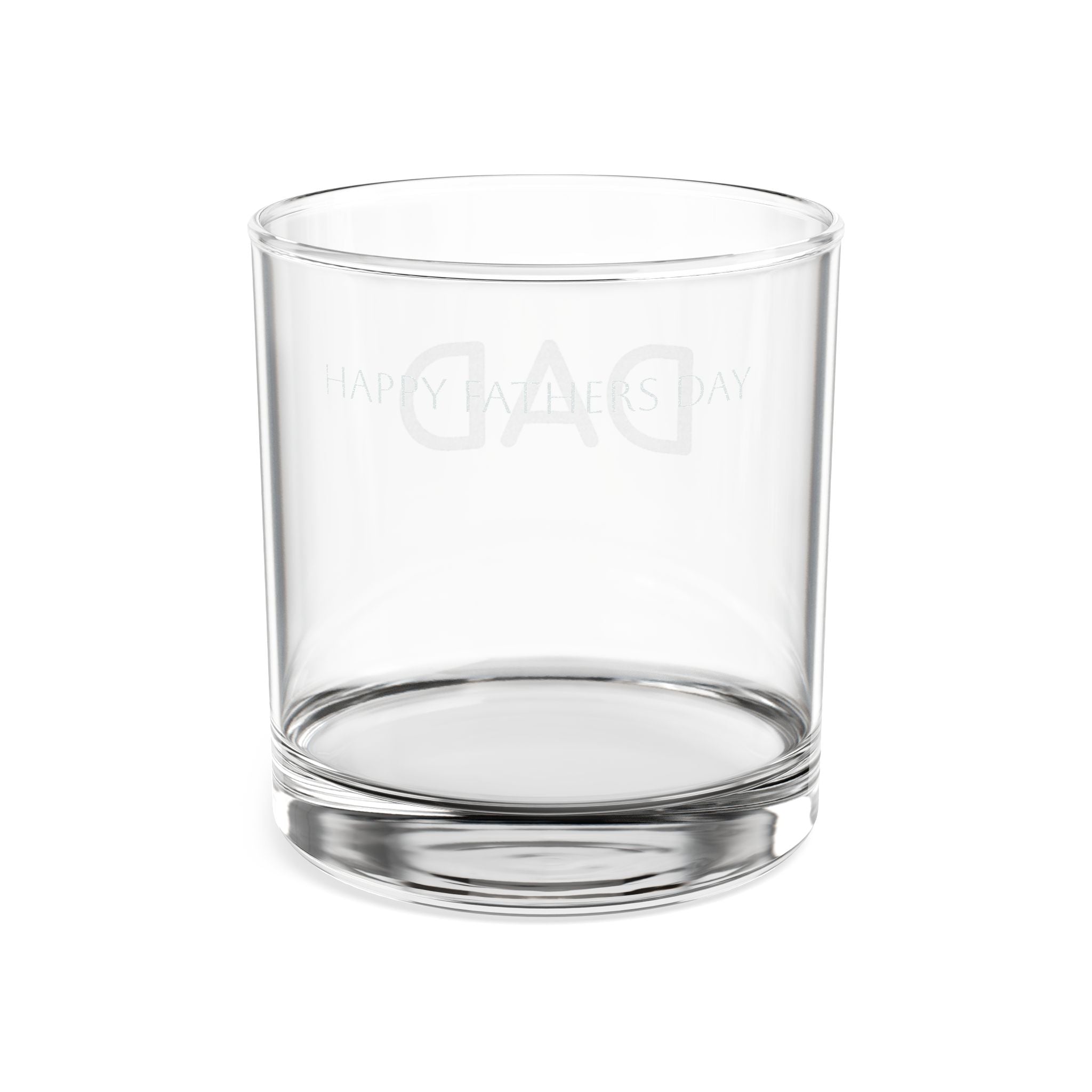 DAD engraved whiskey glass | 10.5oz engraved tumbler