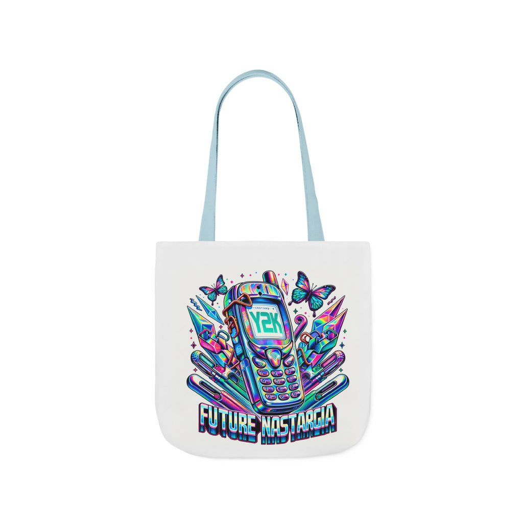 Y2K Nostalgia Tech Tote Bag – Retro Chic