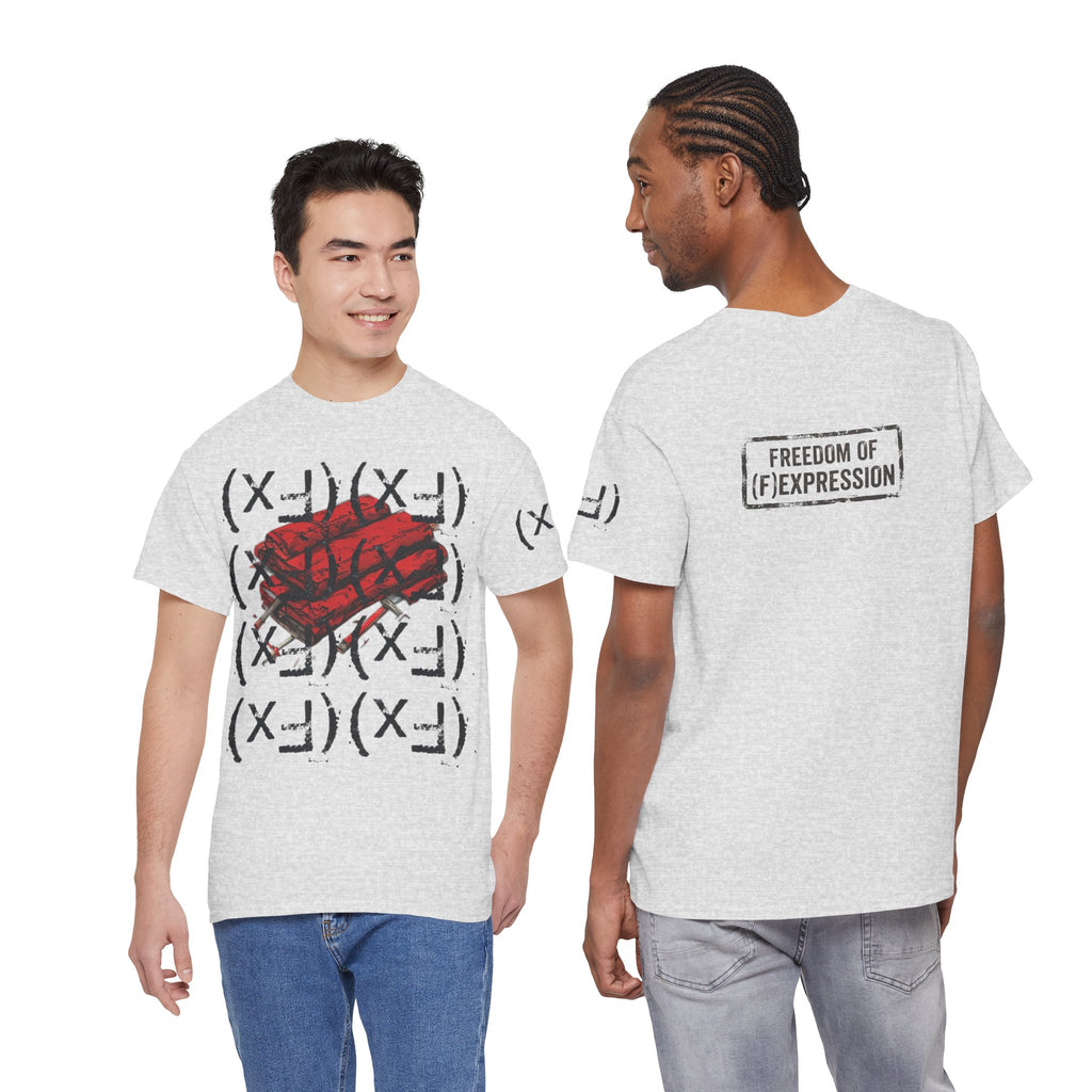 Happy Dynamite Tee — "Cue the Music" Expressive Graphic T-Shirt Unisex