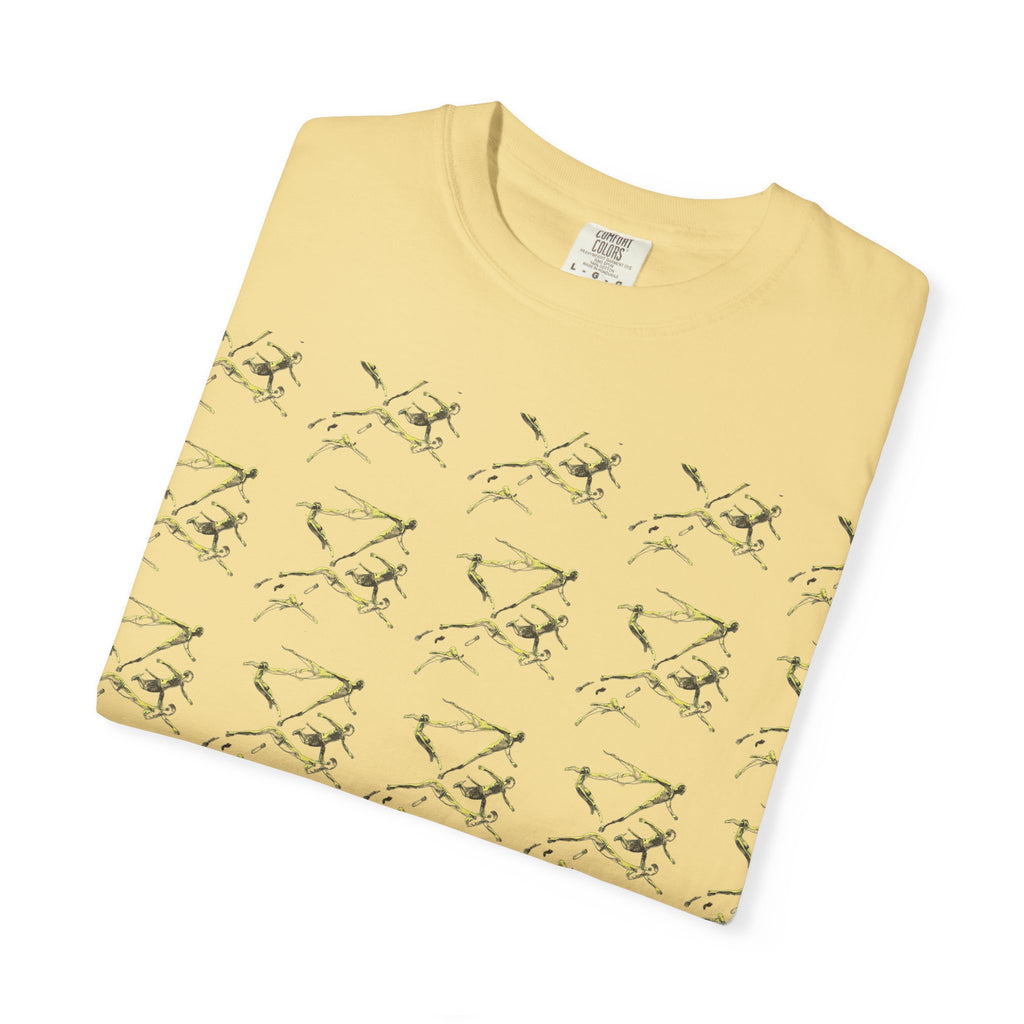 Swimmer Flying T-Shirt — Surreal Swimscape Graphic Tee Unisex