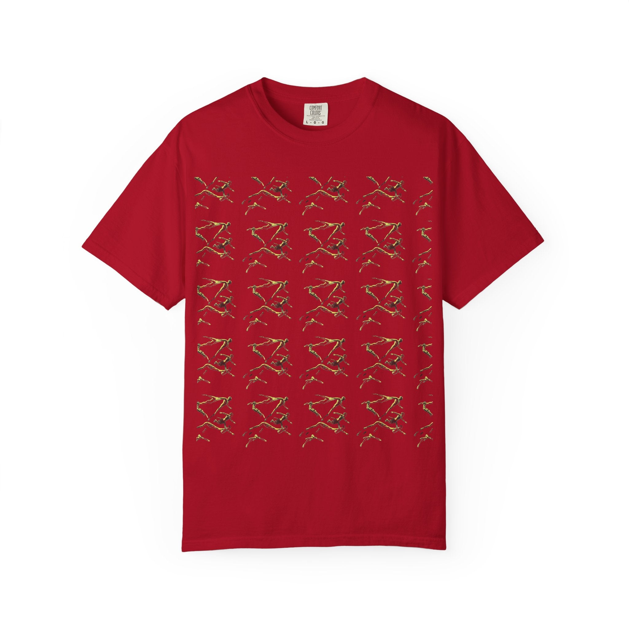 Swimmer Flying T-Shirt — Surreal Swimscape Graphic Tee Unisex