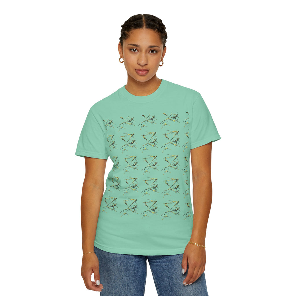 Swimmer Flying T-Shirt — Surreal Swimscape Graphic Tee Unisex