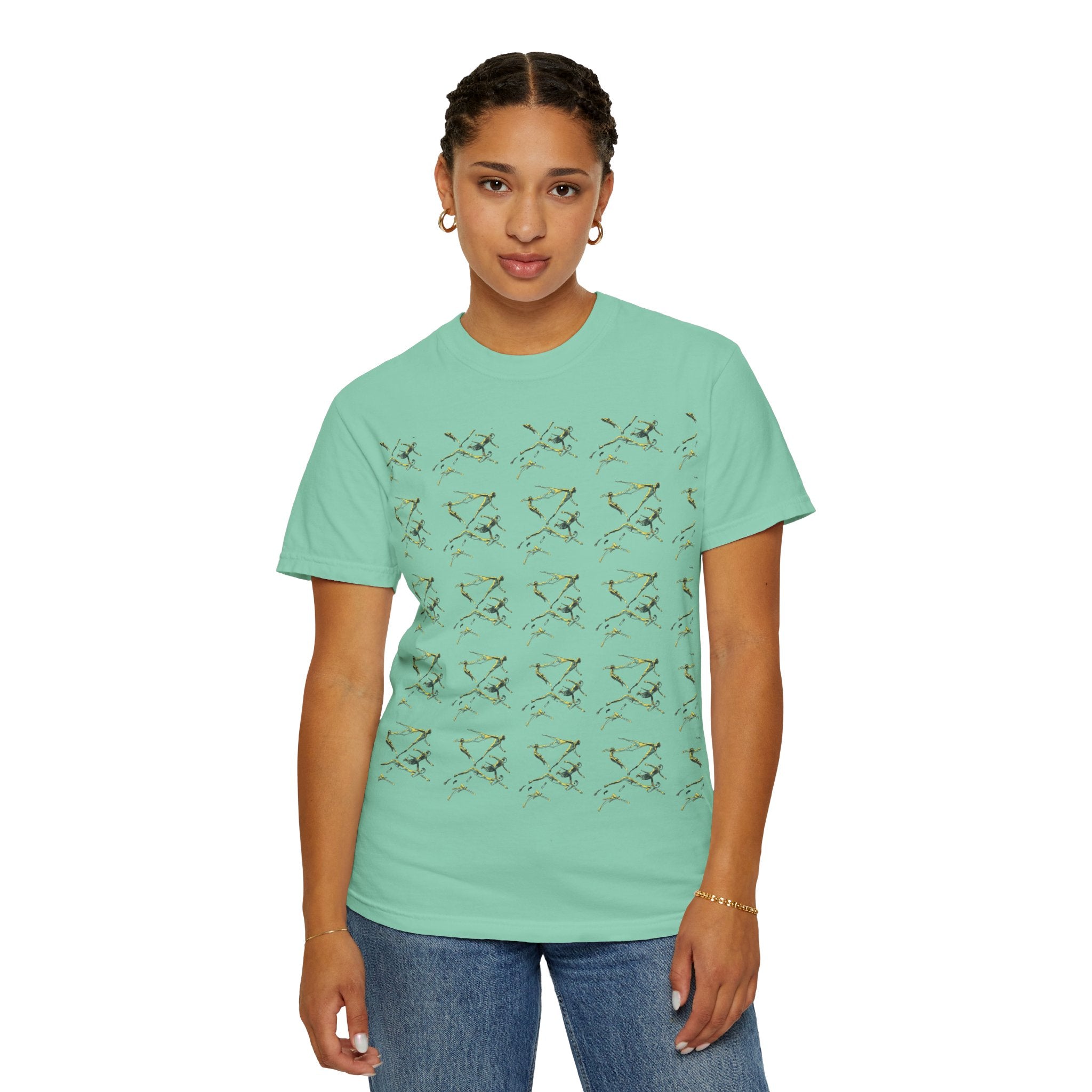 Swimmer Flying T-Shirt — Surreal Swimscape Graphic Tee Unisex