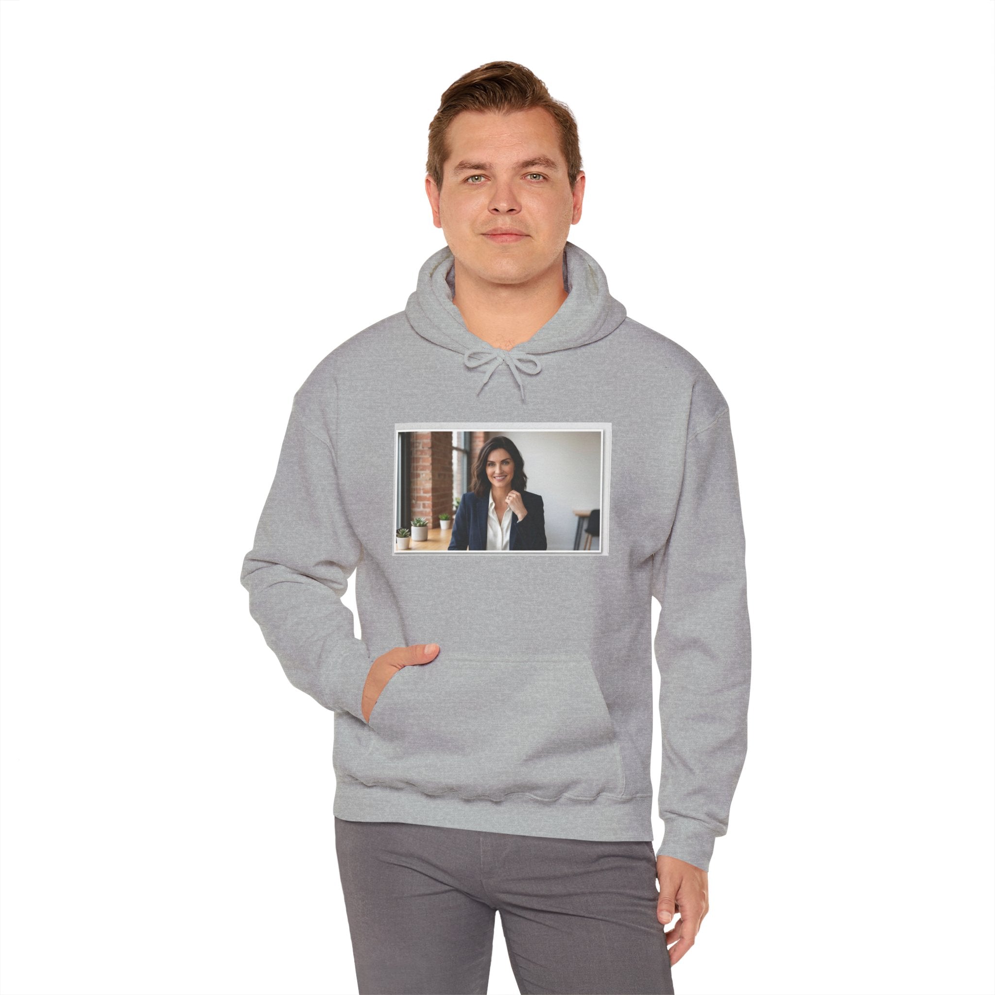 Personalized Hoodie Name: Boots  With a Picture of Boots on it