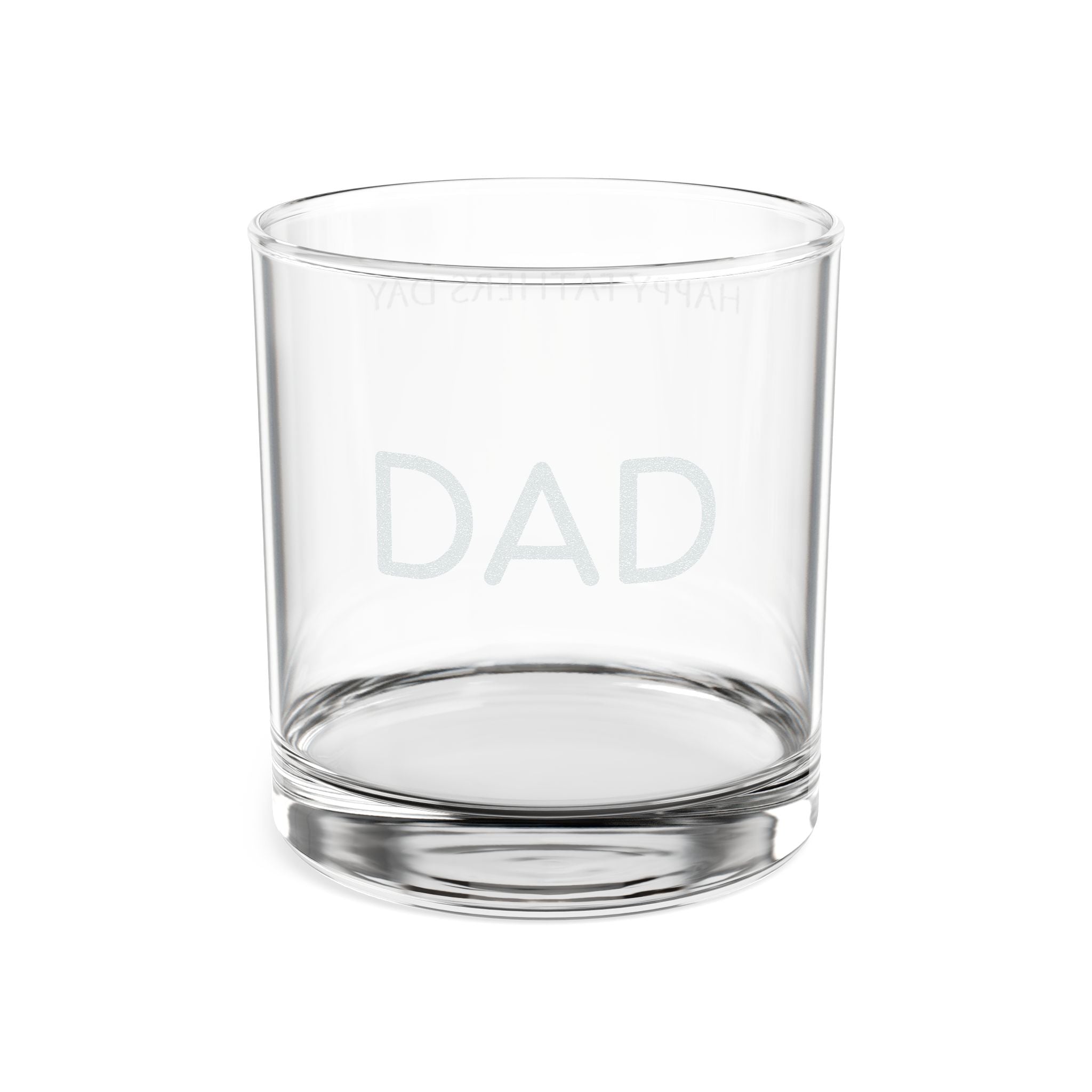 DAD engraved whiskey glass | 10.5oz engraved tumbler