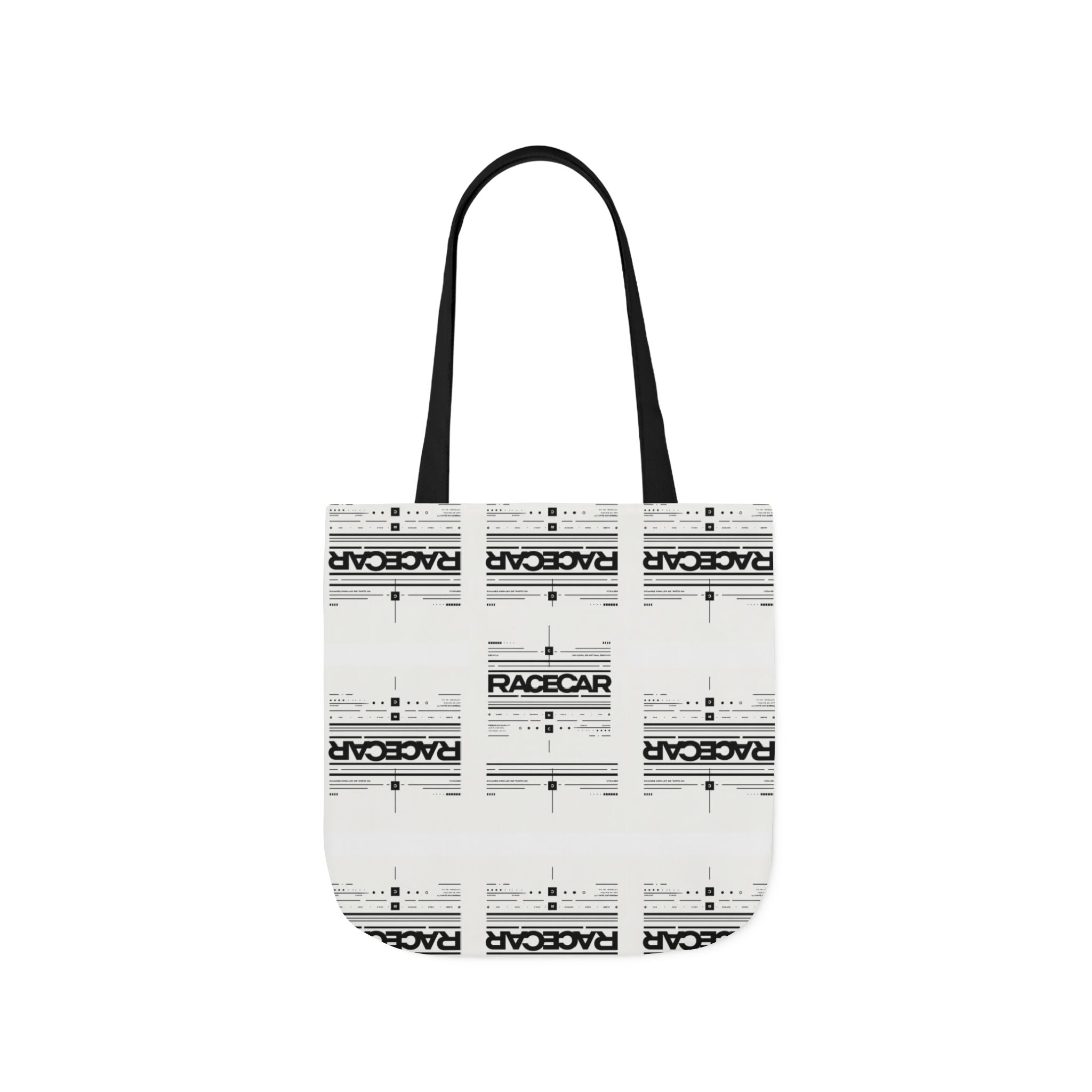 Minimalist '/Racecar' Tote Bag - Modern Design