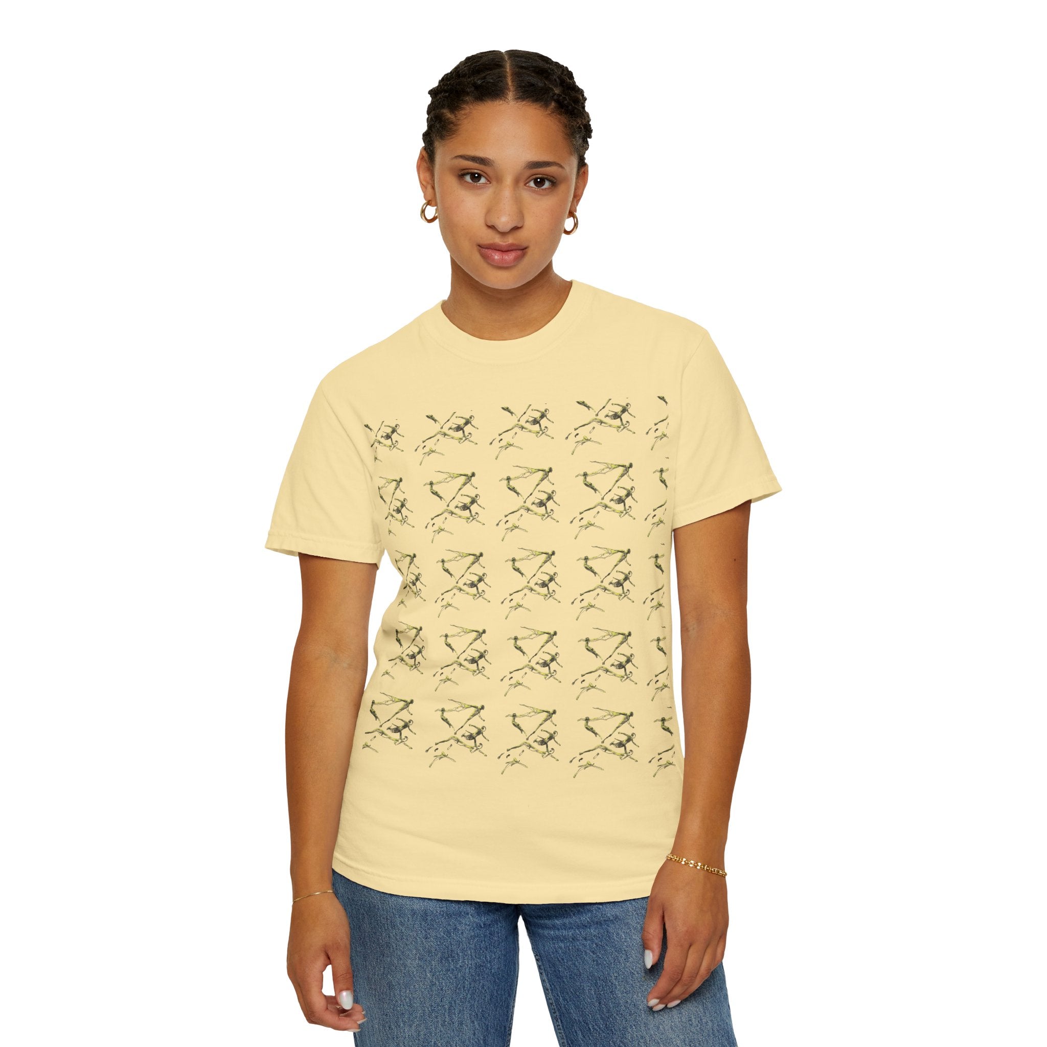 Swimmer Flying T-Shirt — Surreal Swimscape Graphic Tee Unisex