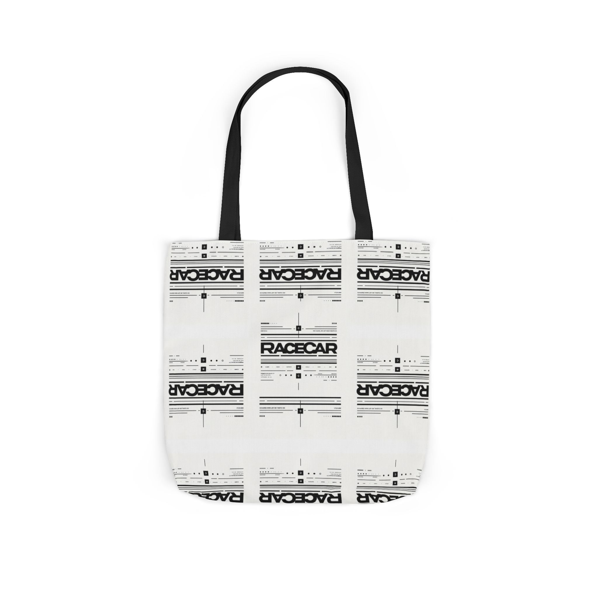 Minimalist '/Racecar' Tote Bag - Modern Design