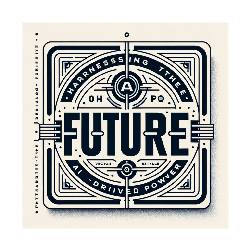 Futuristic AI Energy Power Poster