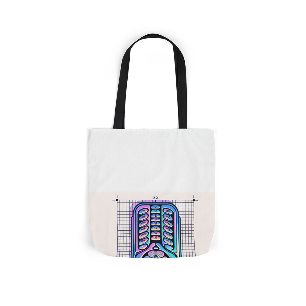 Holographic Y2K Flip Phone Tote Bag