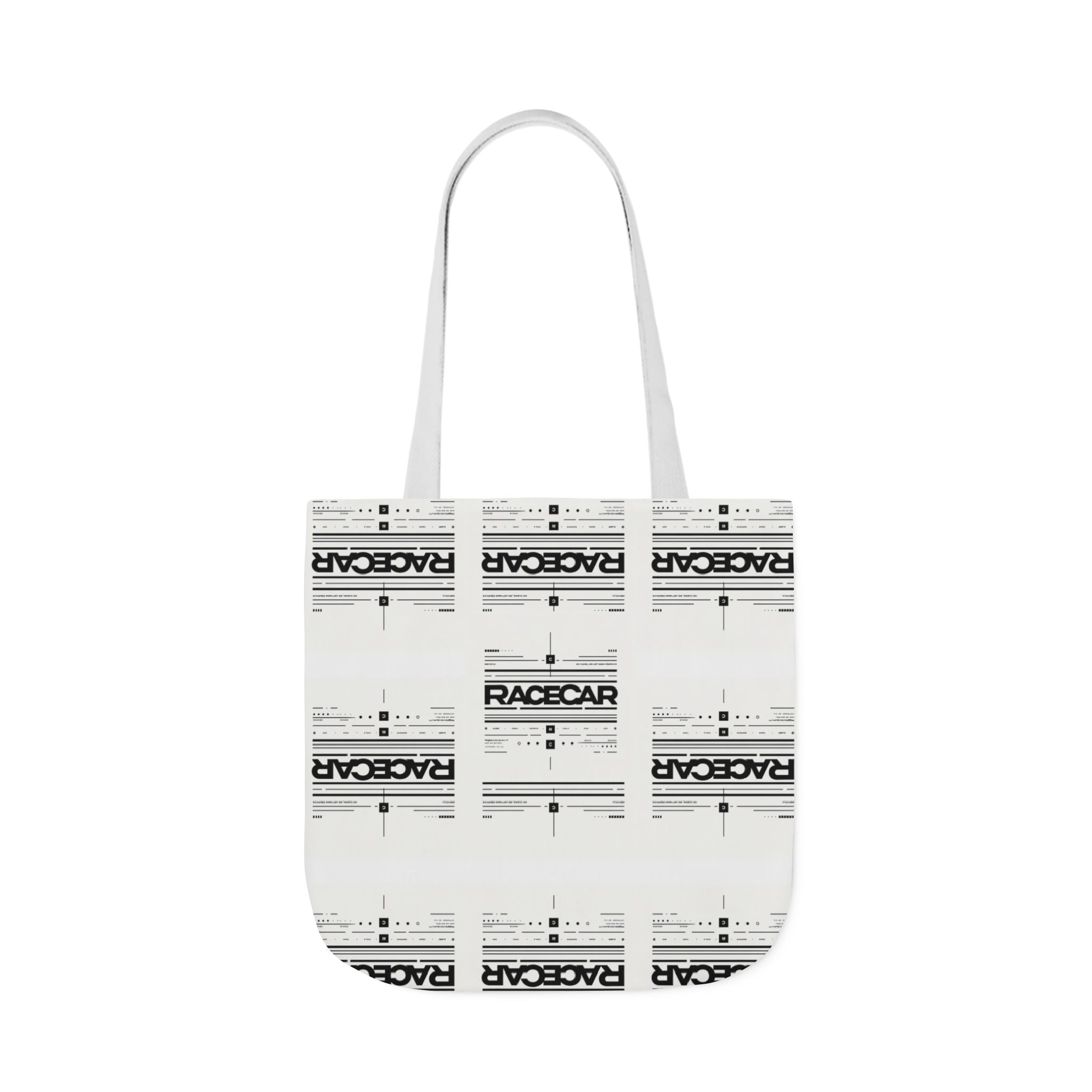 Minimalist '/Racecar' Tote Bag - Modern Design