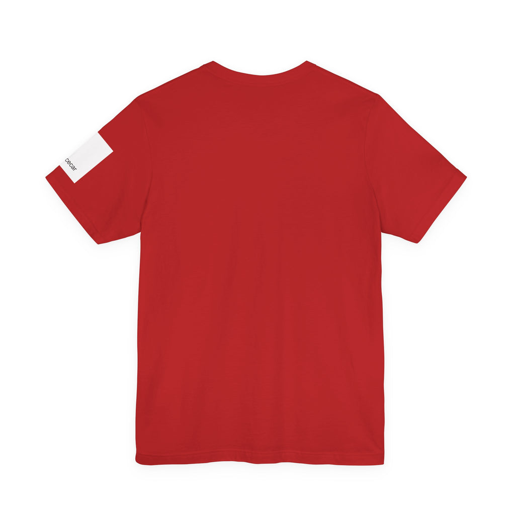 Minimalist Racecar Text T-Shirt Unisex