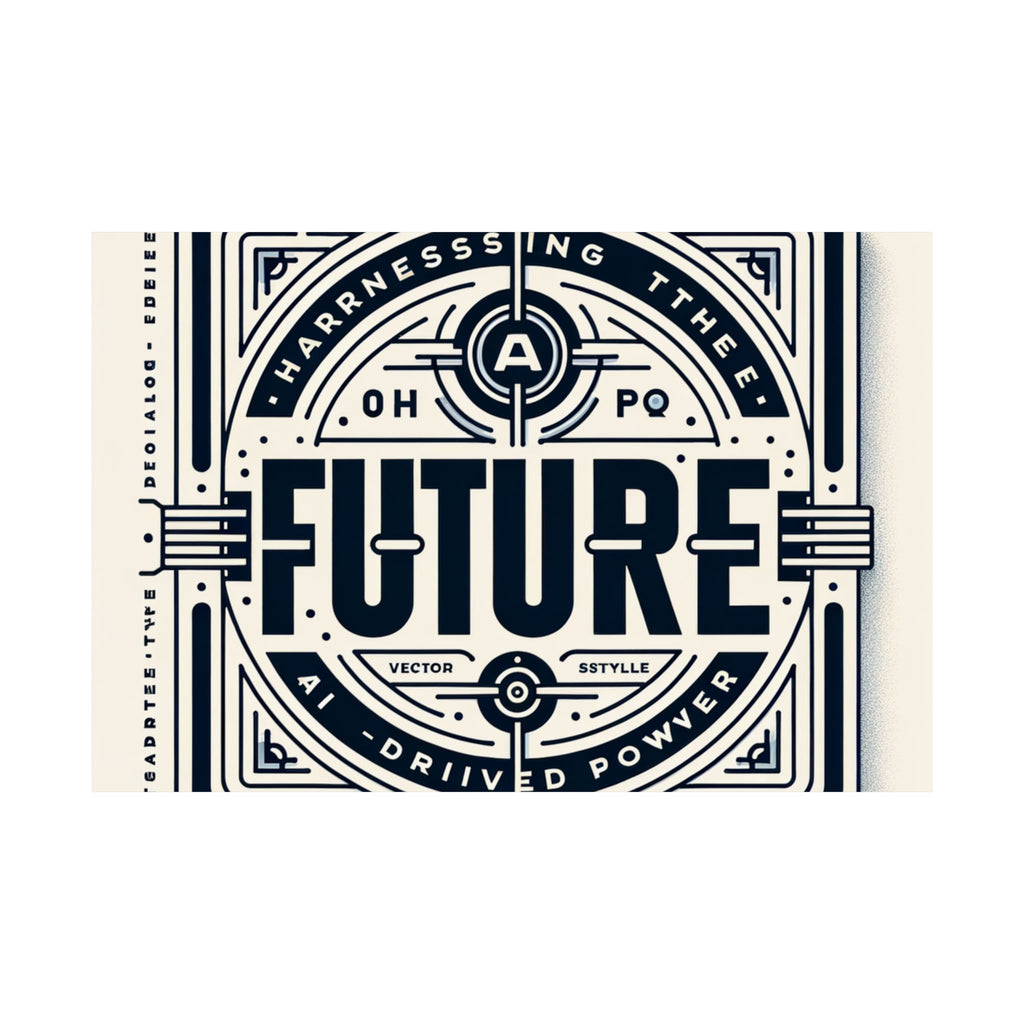 Futuristic AI Energy Power Poster