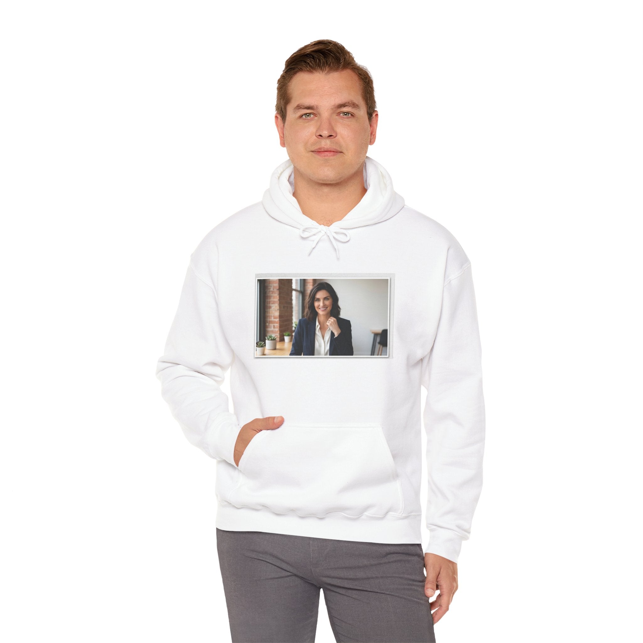Personalized Hoodie Name: Boots  With a Picture of Boots on it