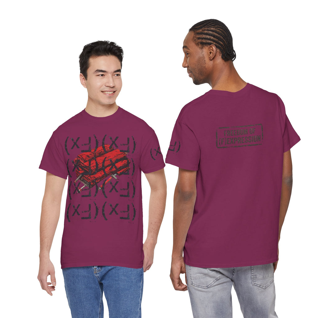 Happy Dynamite Tee — "Cue the Music" Expressive Graphic T-Shirt Unisex