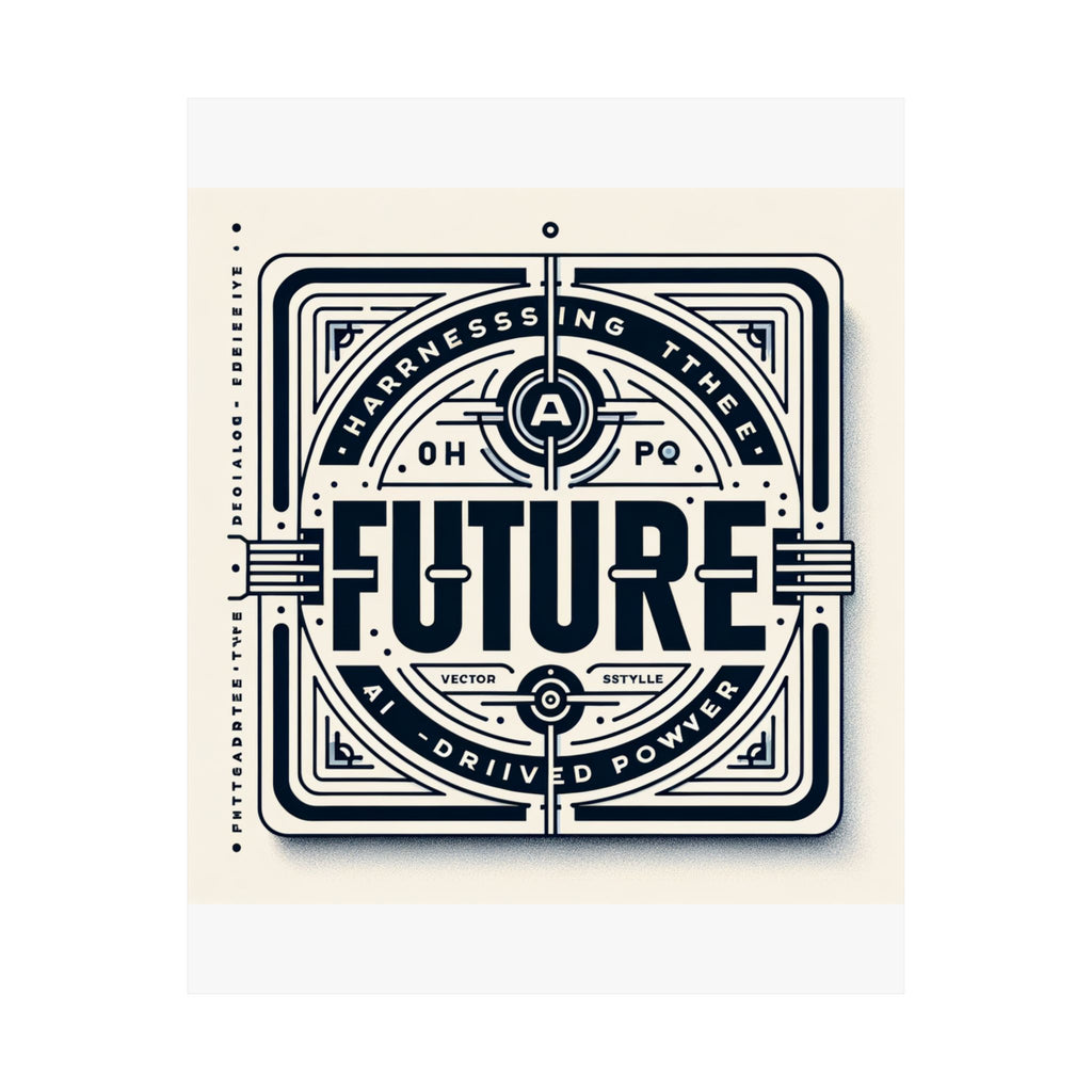 Futuristic AI Energy Power Poster