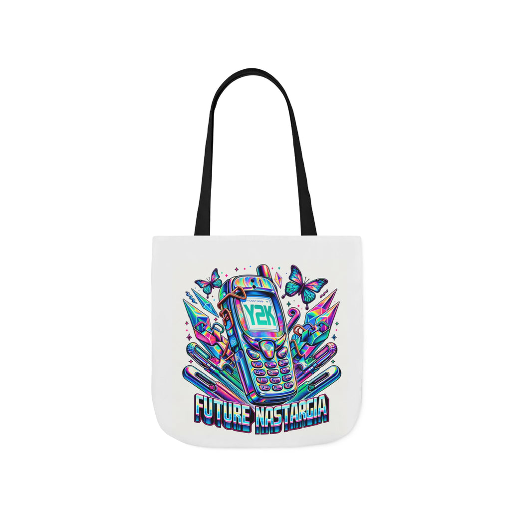 Y2K Nostalgia Tech Tote Bag – Retro Chic