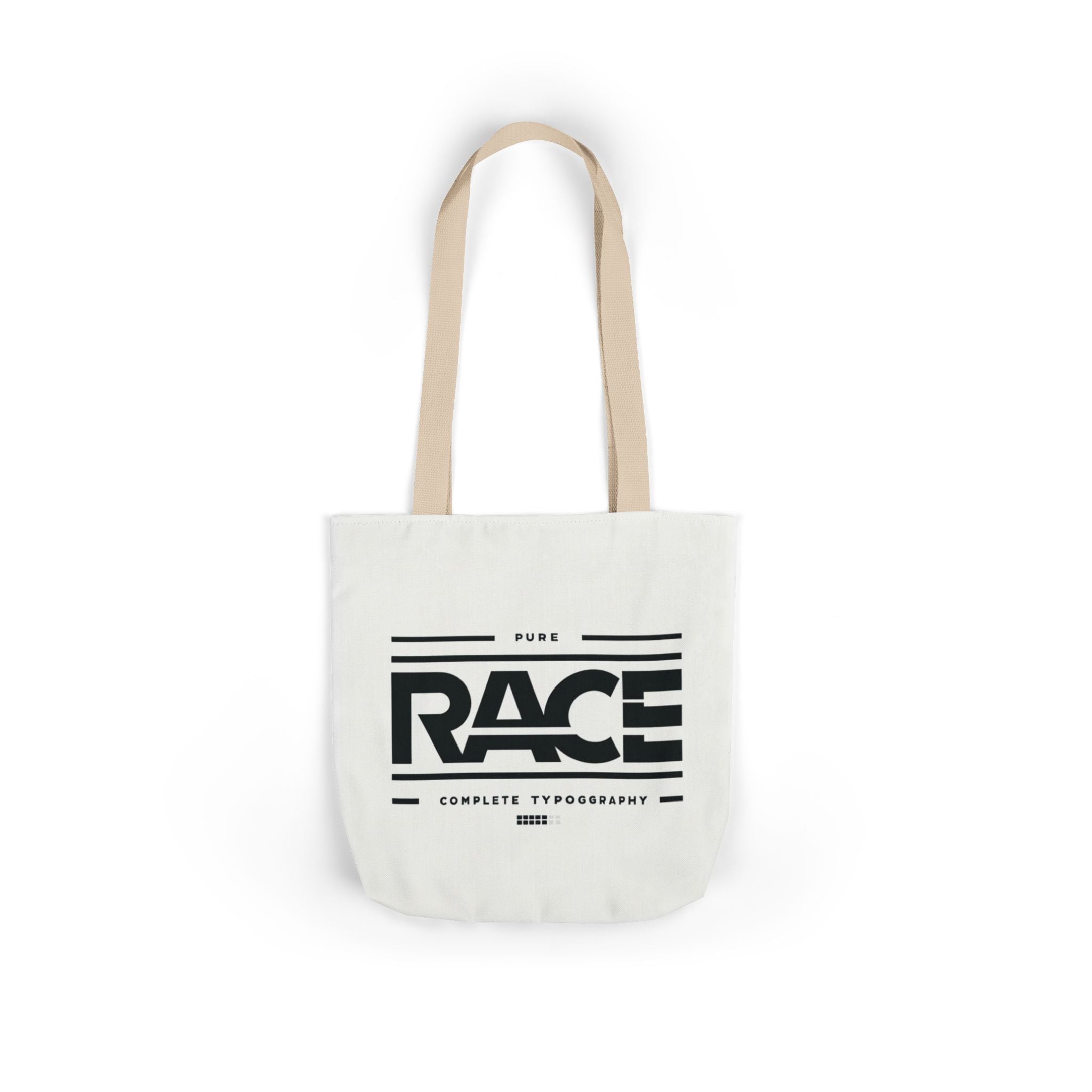 Minimalist Racing Themed Tote Bag