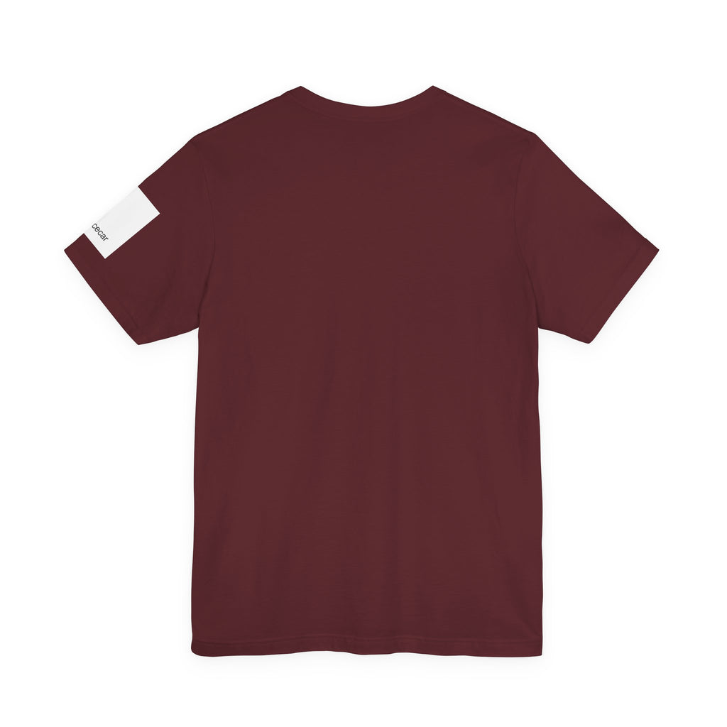 Minimalist Racecar Text T-Shirt Unisex
