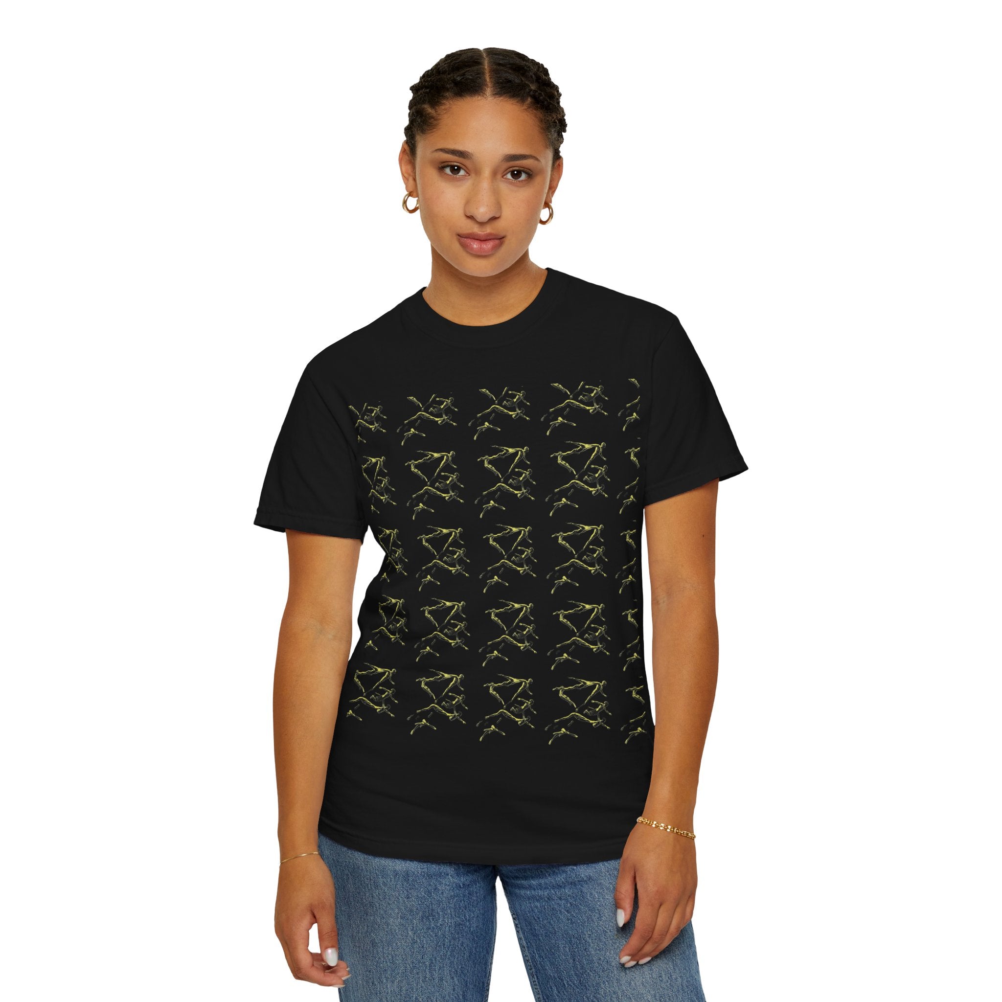 Swimmer Flying T-Shirt — Surreal Swimscape Graphic Tee Unisex