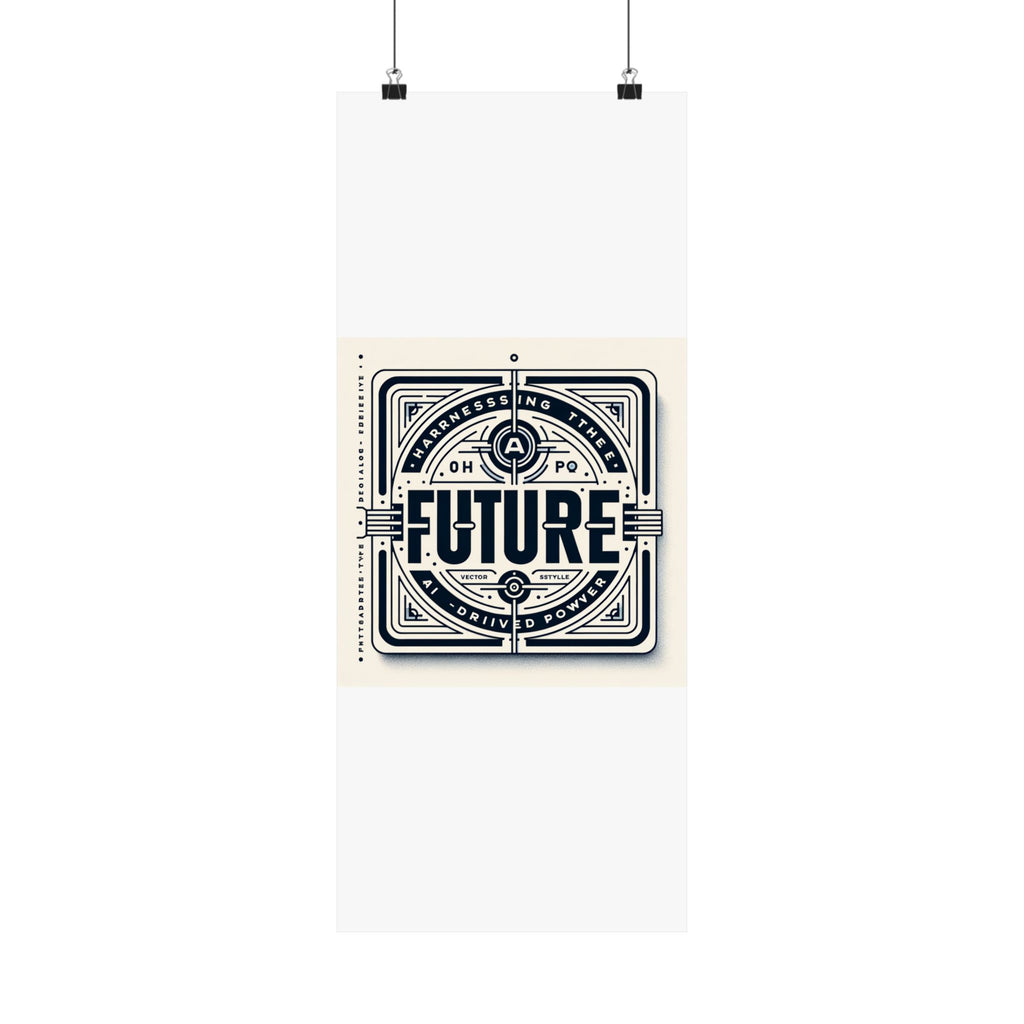 Futuristic AI Energy Power Poster