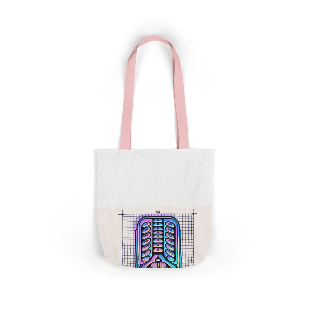 Holographic Y2K Flip Phone Tote Bag