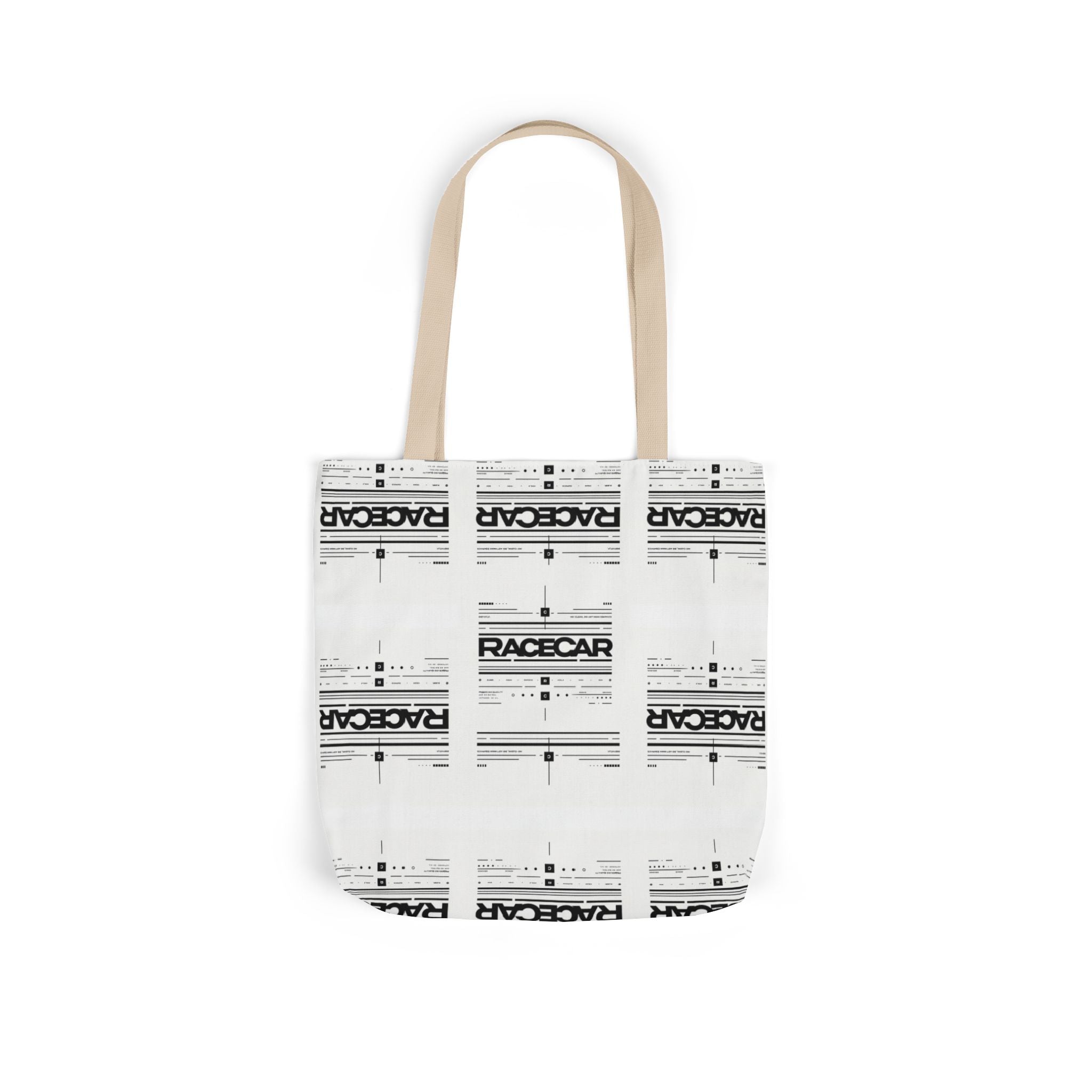Minimalist '/Racecar' Tote Bag - Modern Design