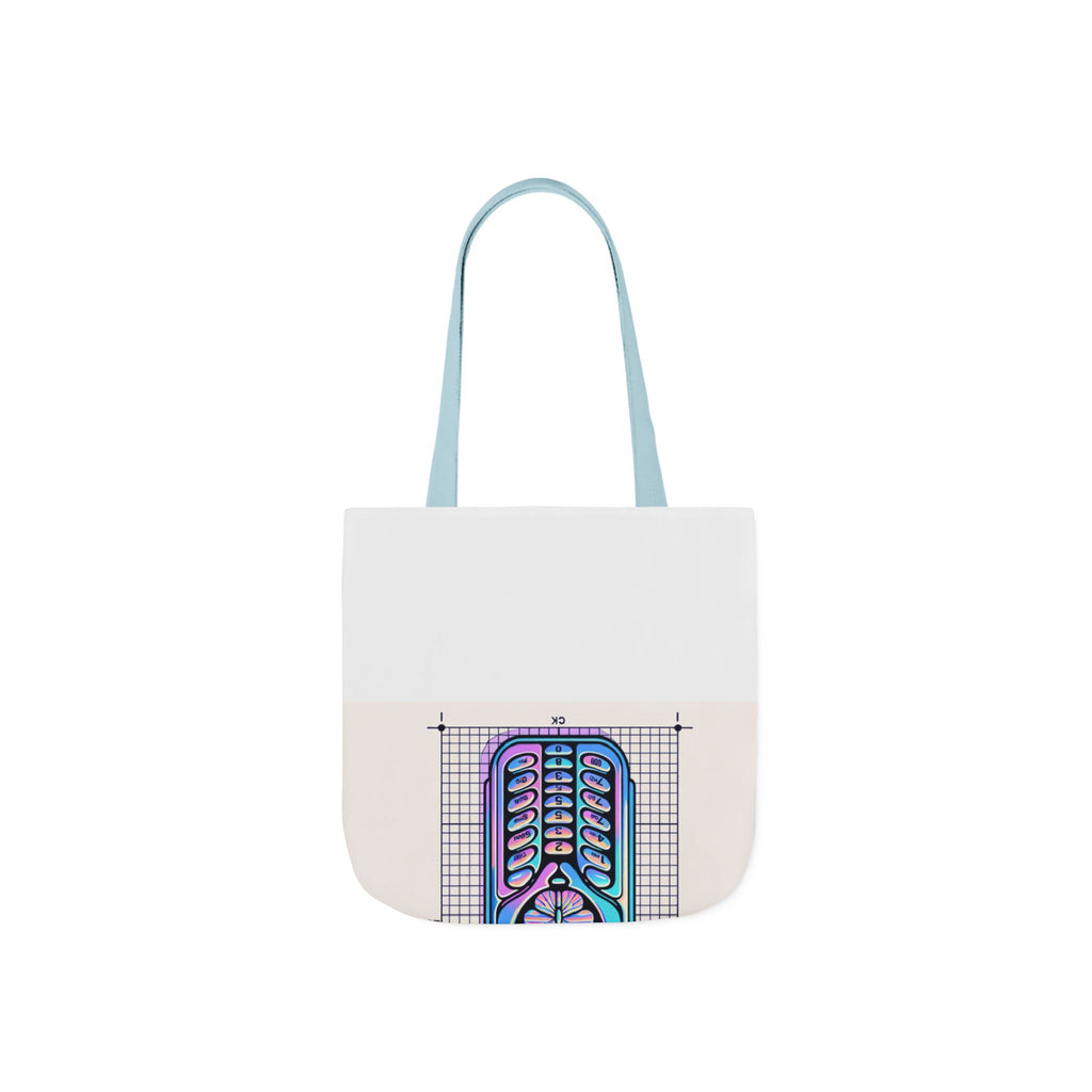 Holographic Y2K Flip Phone Tote Bag