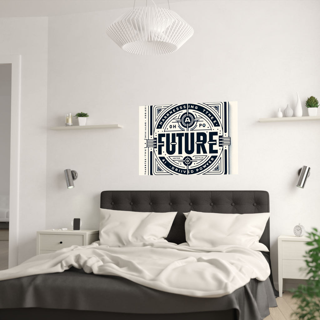 Futuristic AI Energy Power Poster