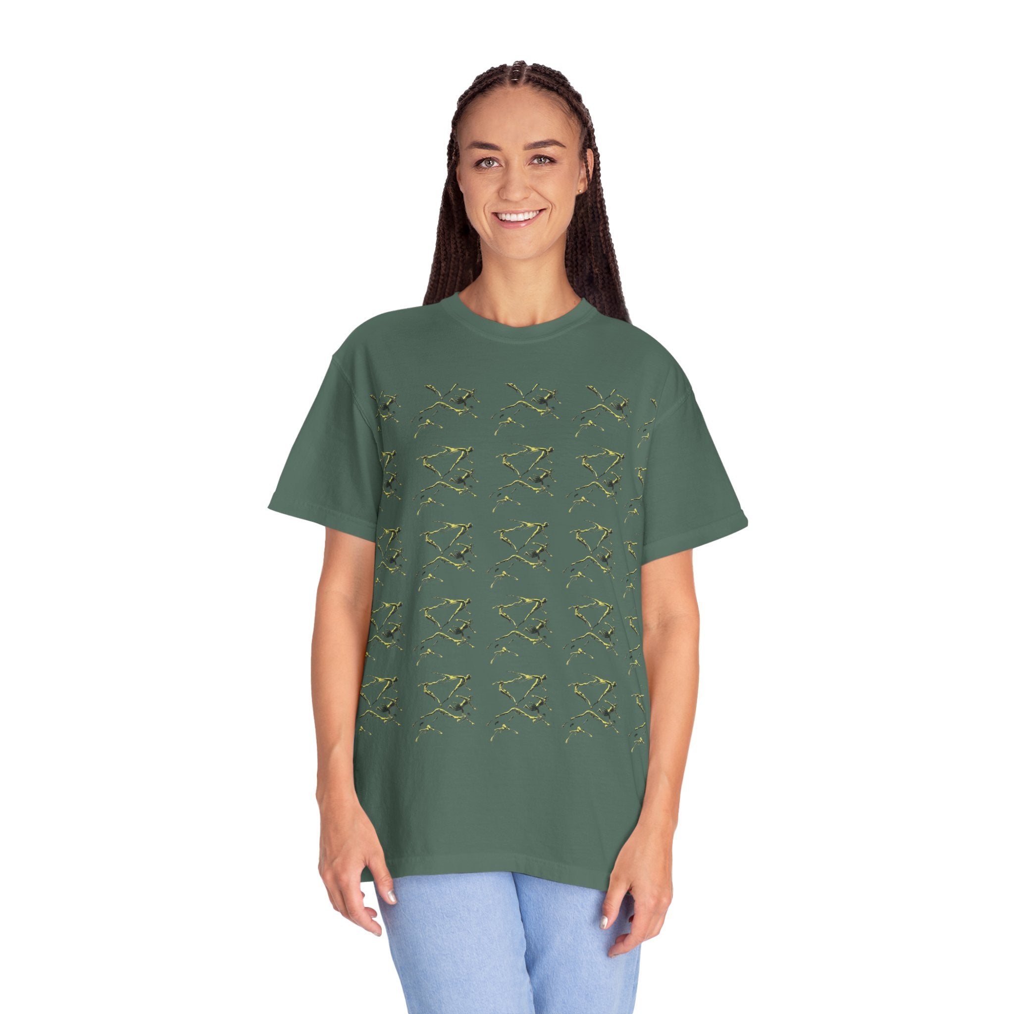Swimmer Flying T-Shirt — Surreal Swimscape Graphic Tee Unisex