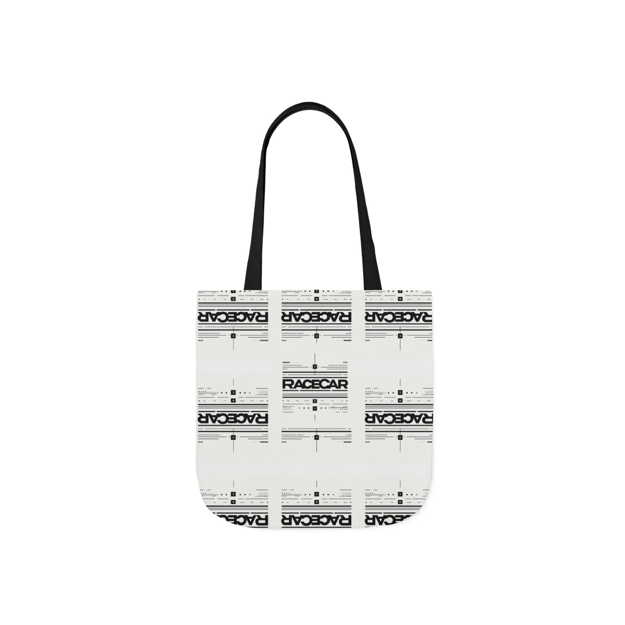 Minimalist '/Racecar' Tote Bag - Modern Design
