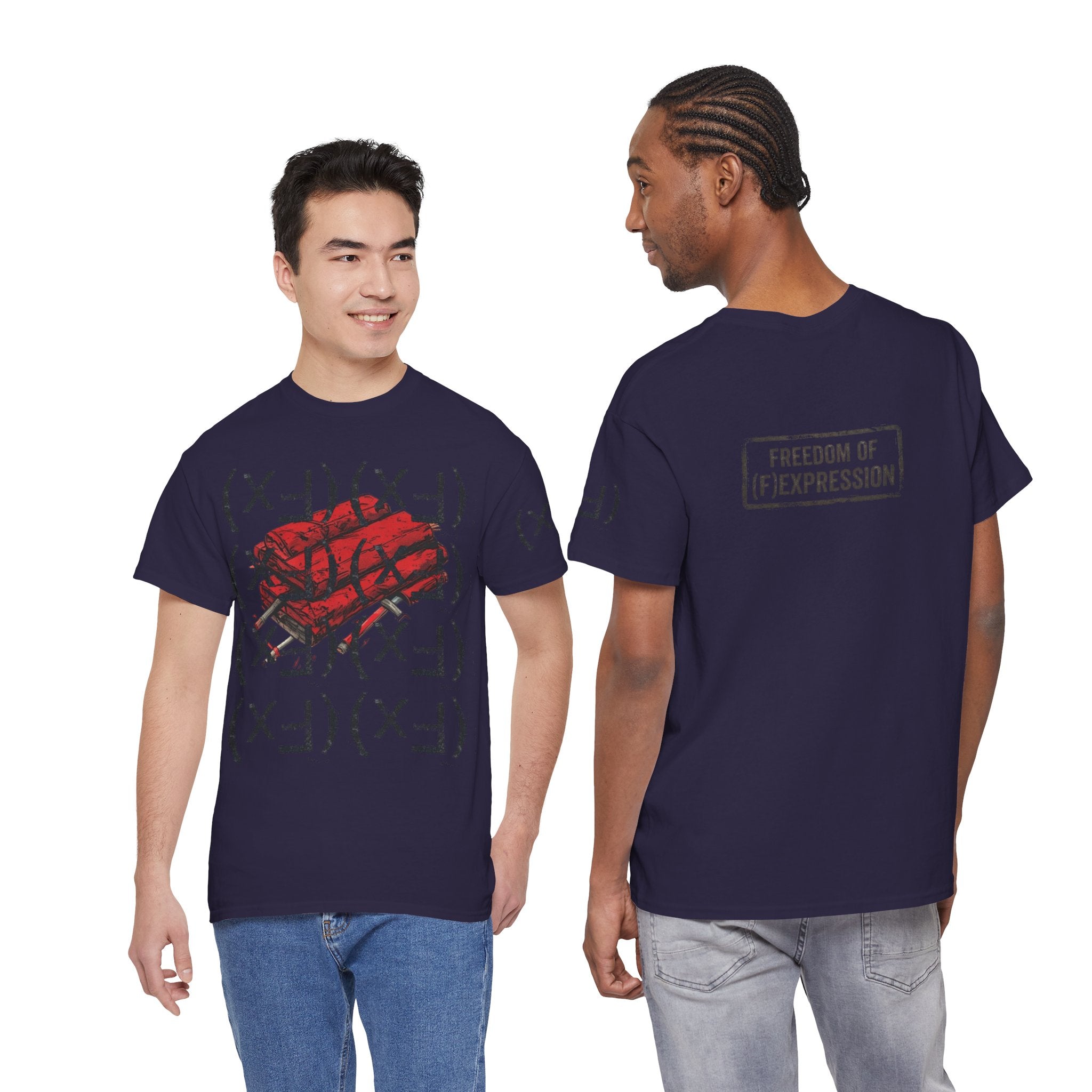Happy Dynamite Tee — "Cue the Music" Expressive Graphic T-Shirt Unisex