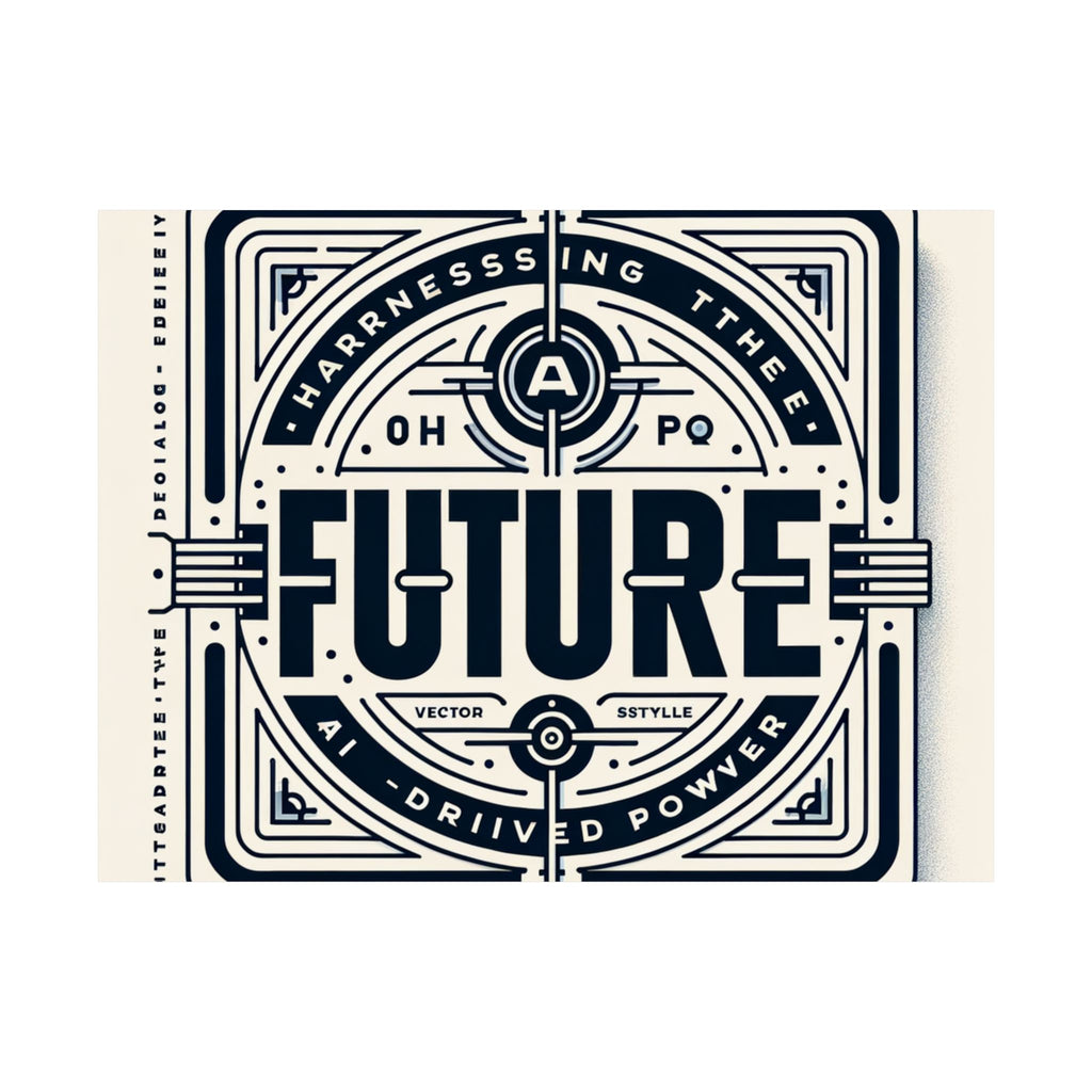 Futuristic AI Energy Power Poster