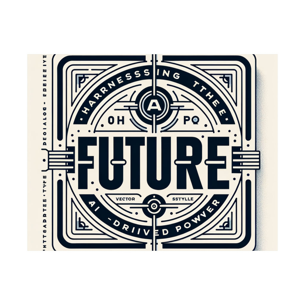 Futuristic AI Energy Power Poster