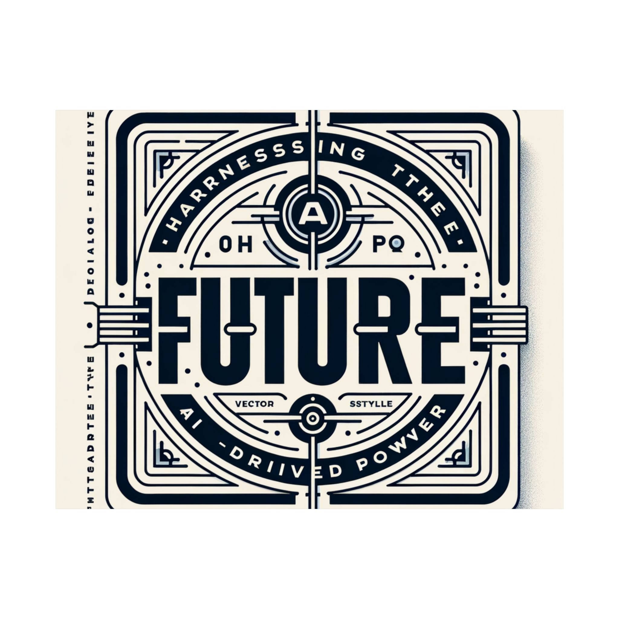 Futuristic AI Energy Power Poster