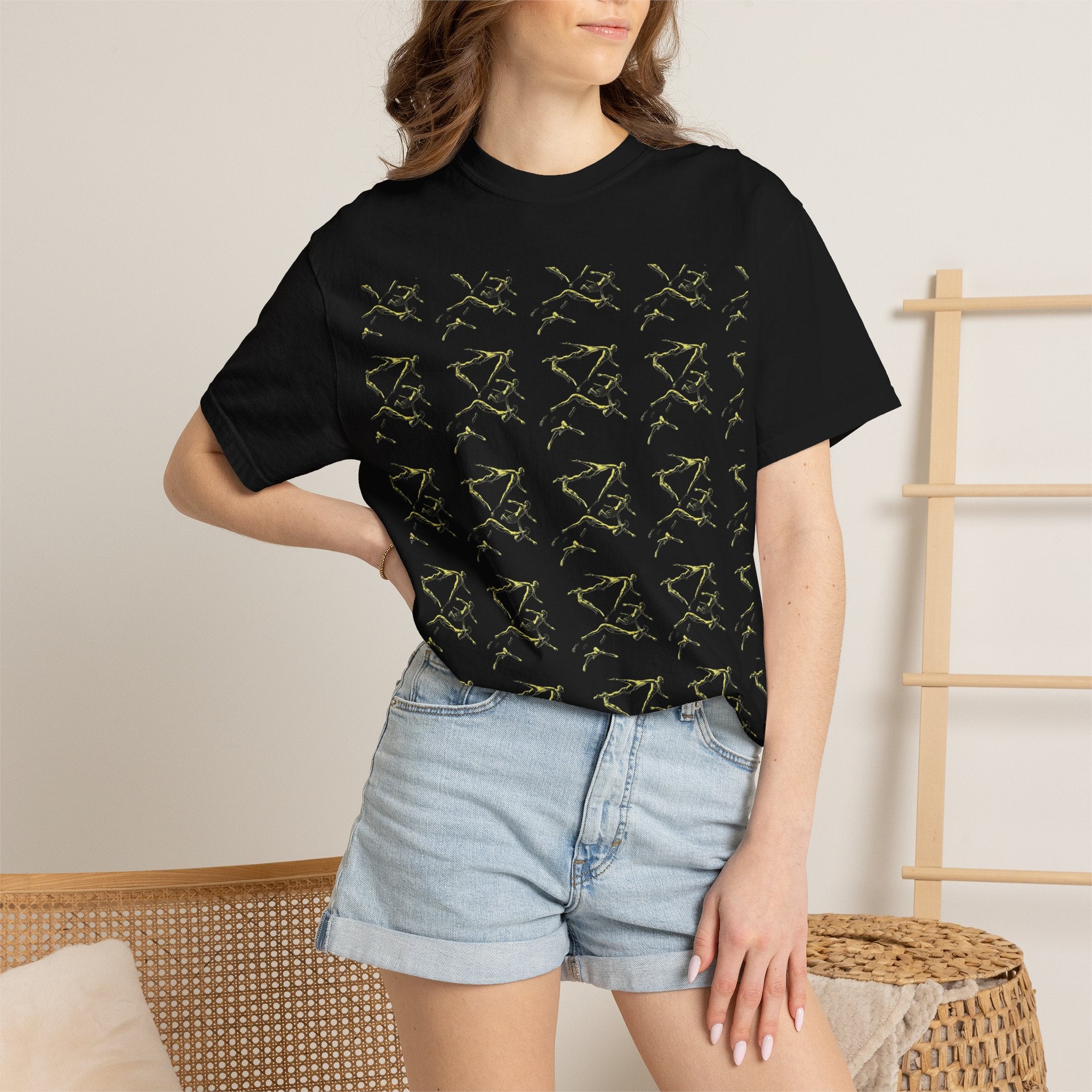 Swimmer Flying T-Shirt — Surreal Swimscape Graphic Tee Unisex