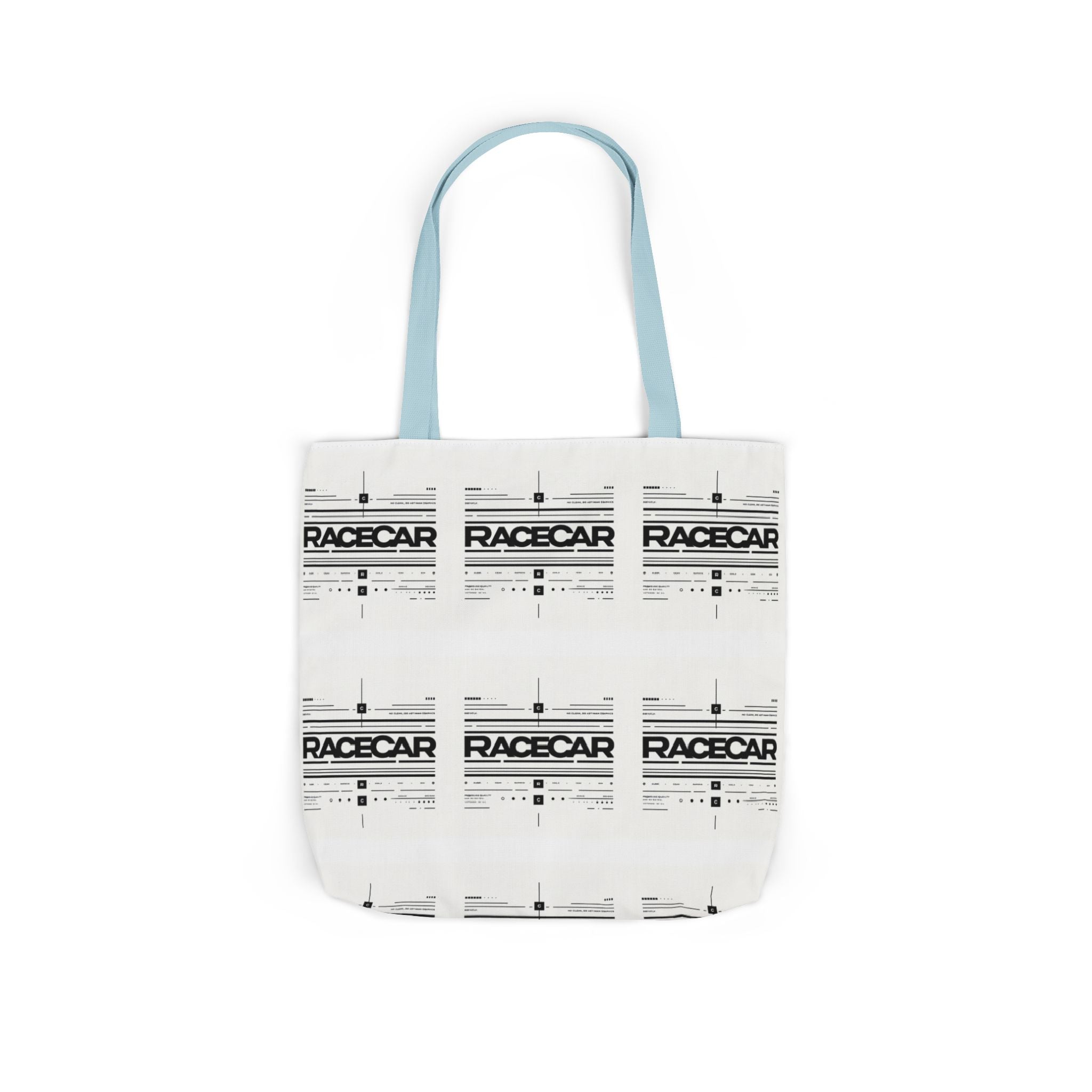 Minimalist '/Racecar' Tote Bag - Modern Design