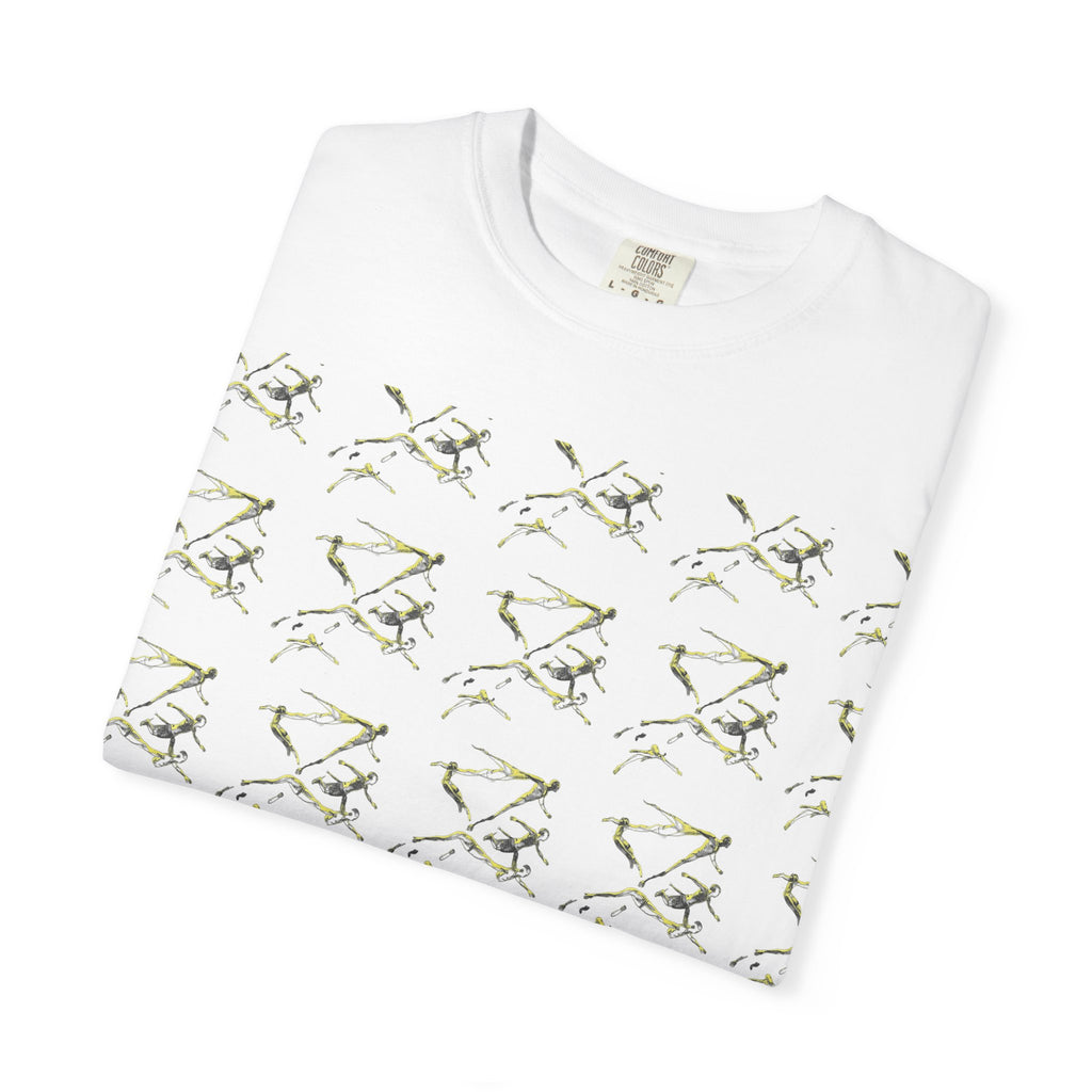 Swimmer Flying T-Shirt — Surreal Swimscape Graphic Tee Unisex