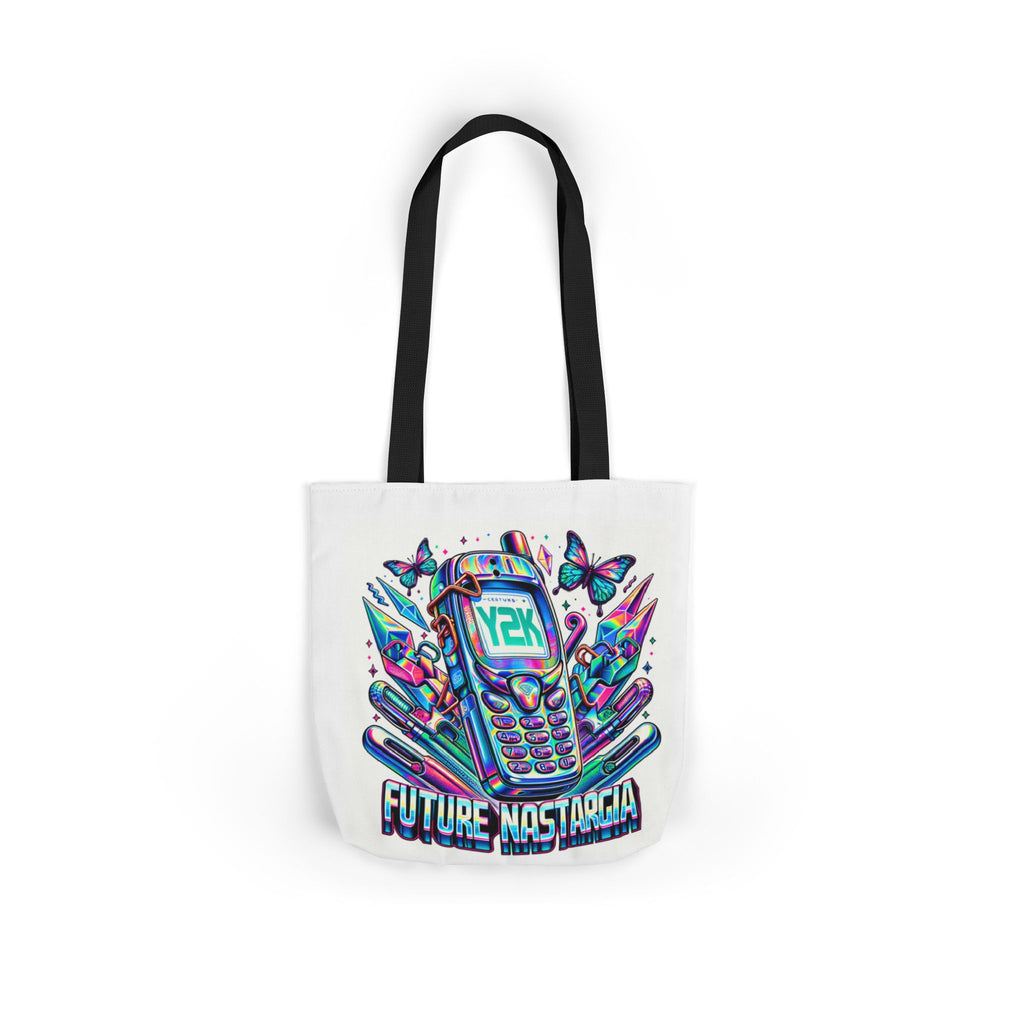 Y2K Nostalgia Tech Tote Bag – Retro Chic