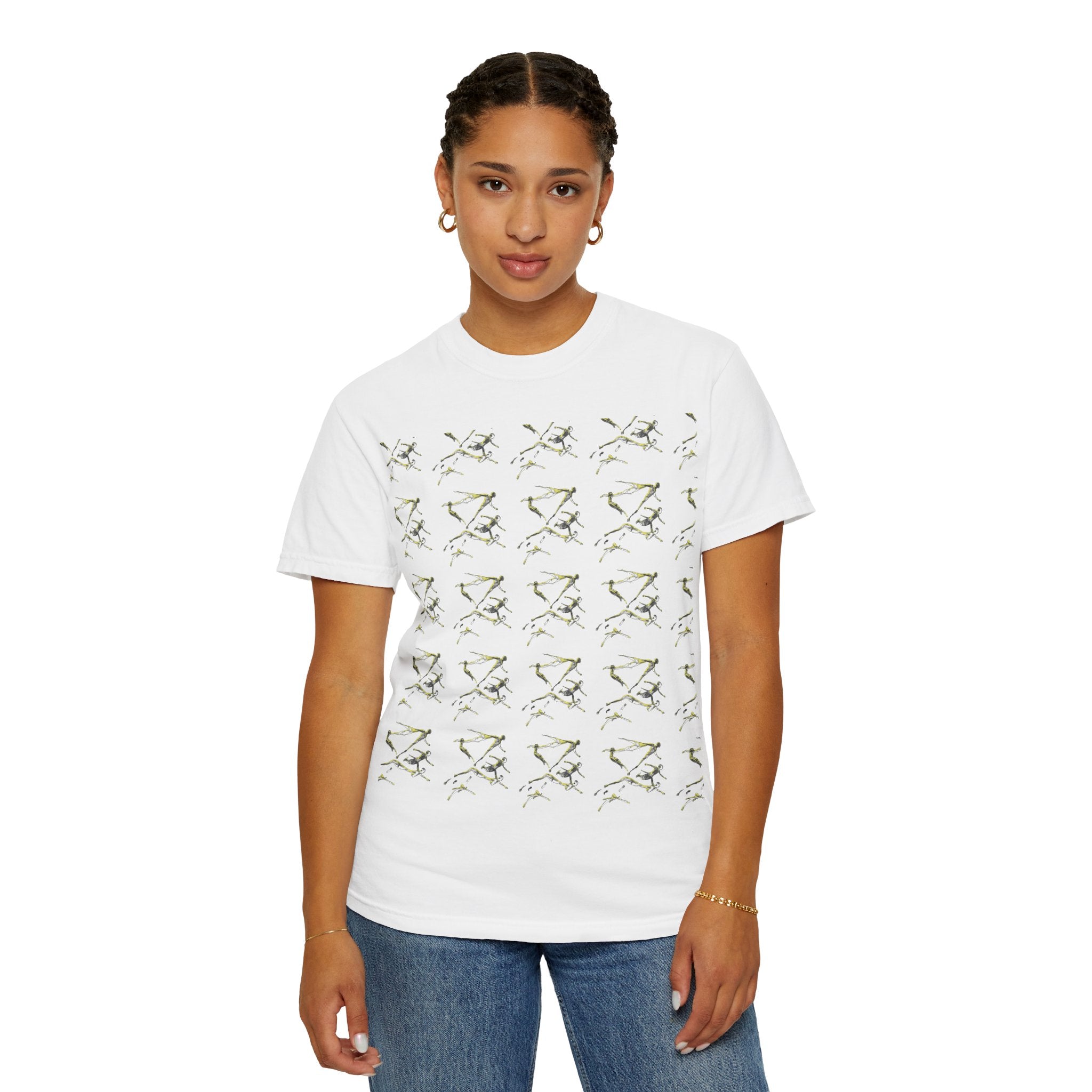 Swimmer Flying T-Shirt — Surreal Swimscape Graphic Tee Unisex