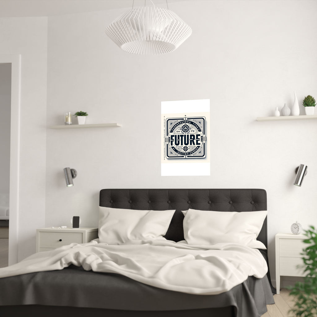 Futuristic AI Energy Power Poster