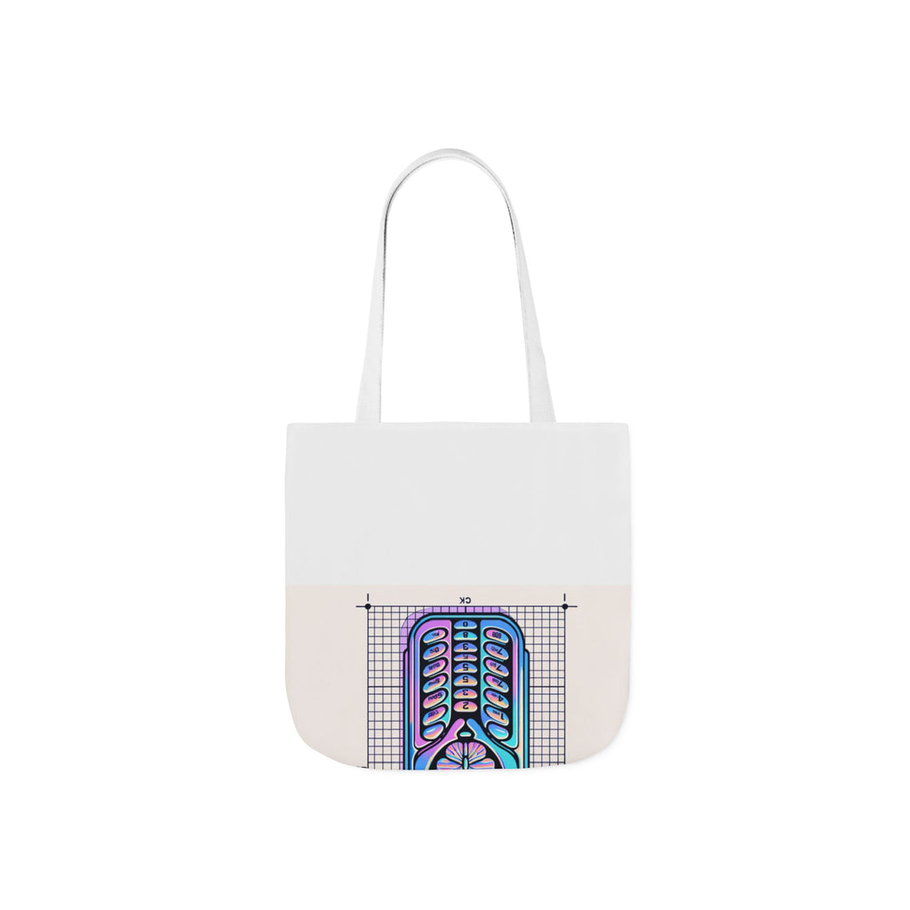 Holographic Y2K Flip Phone Tote Bag