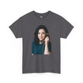 Portrait Graphic Tee — Retro Phone Photo Print T-Shirt Unisex