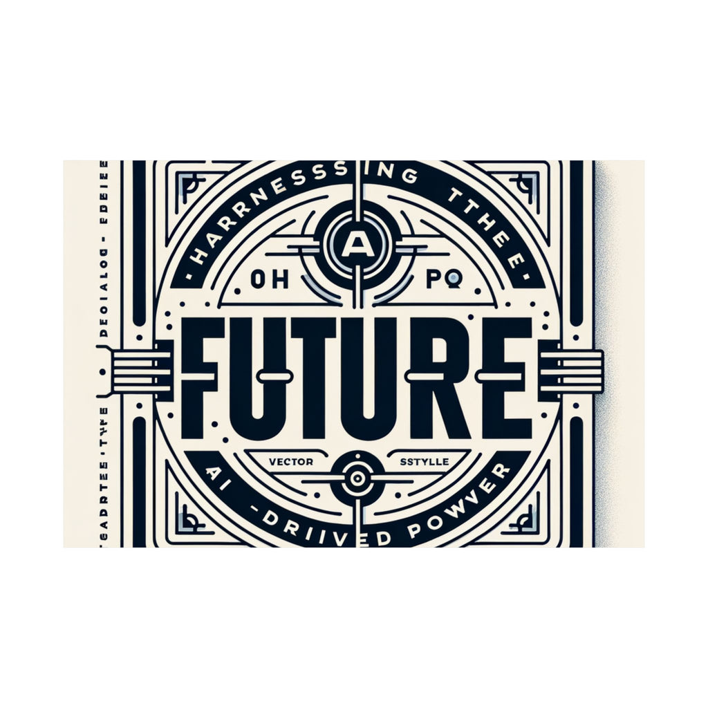 Futuristic AI Energy Power Poster