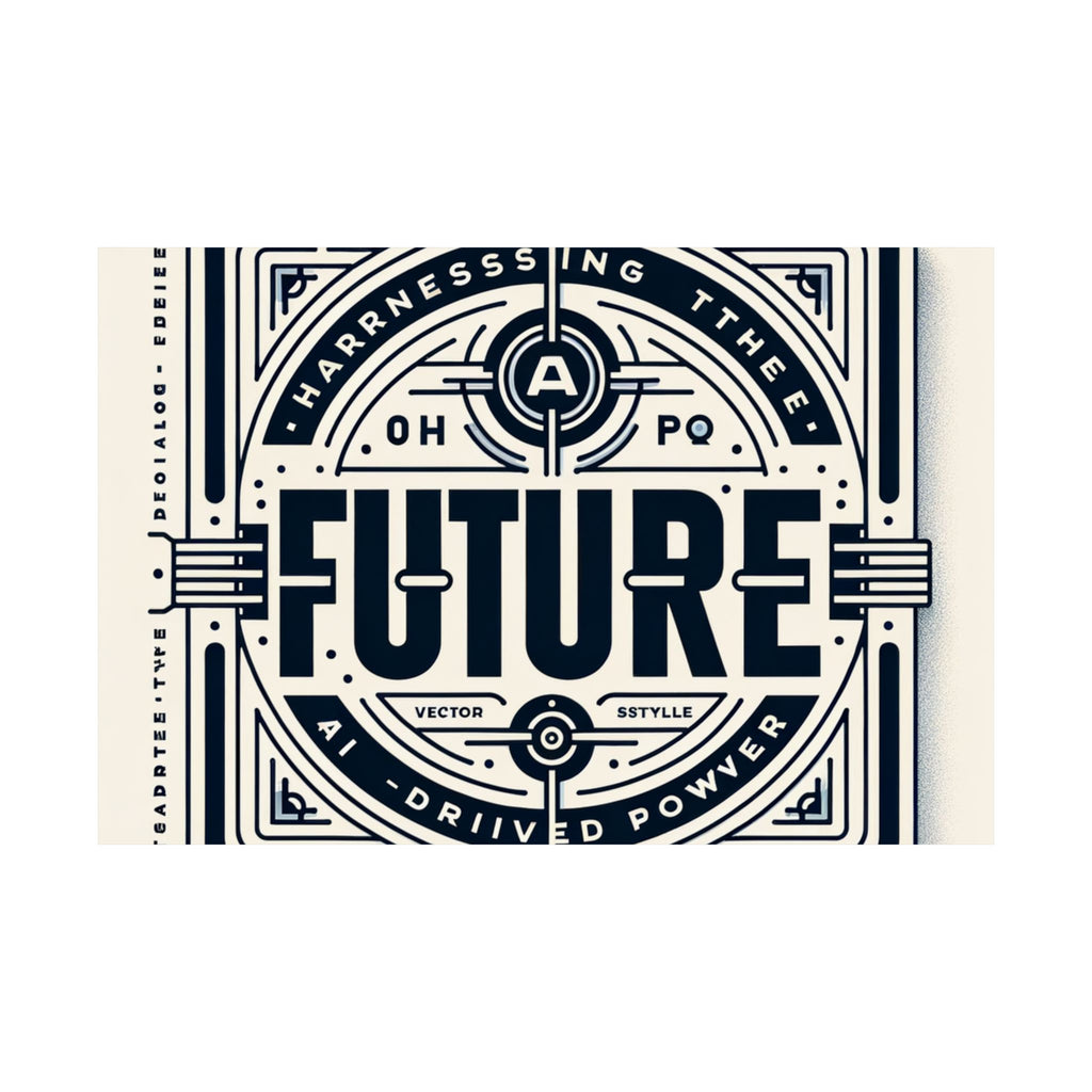 Futuristic AI Energy Power Poster