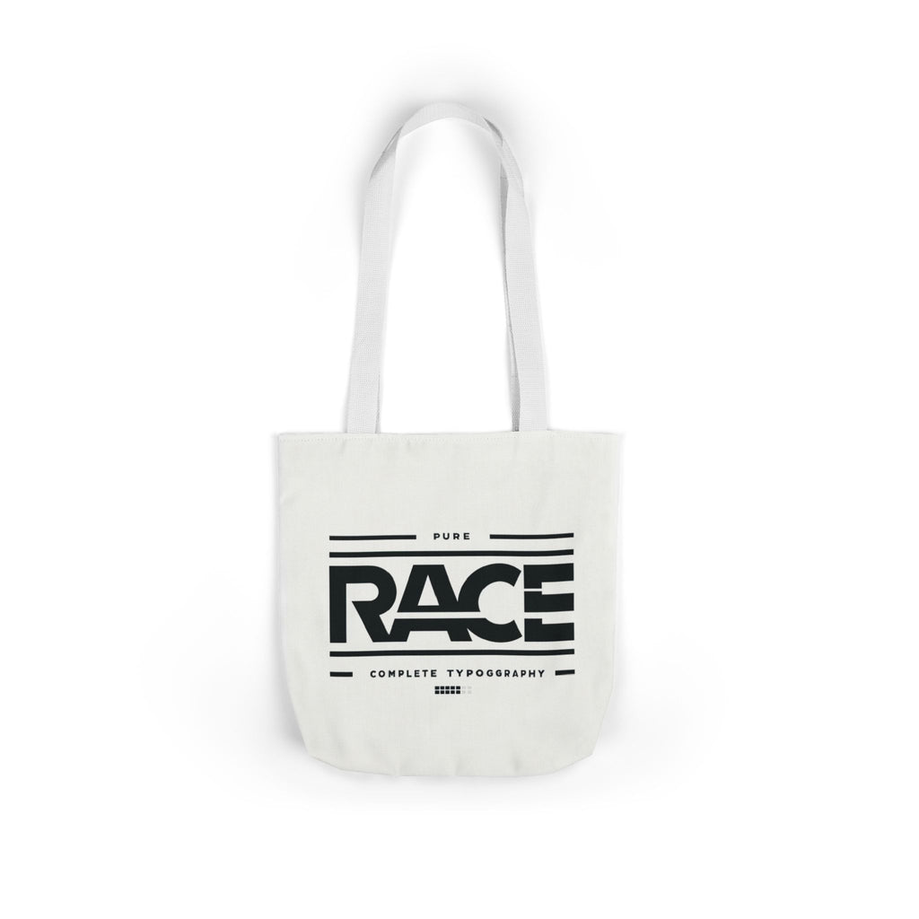 Minimalist Racing Themed Tote Bag