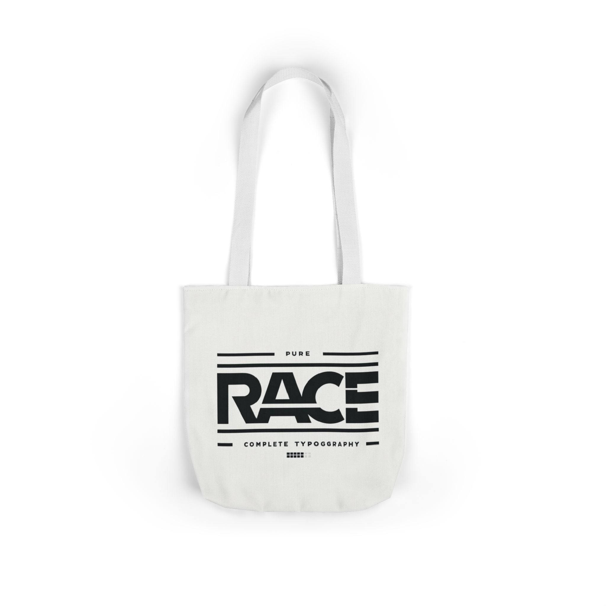 Minimalist Racing Themed Tote Bag