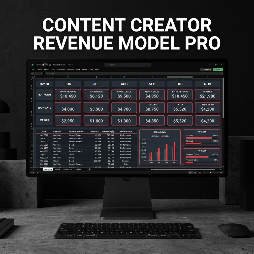 Premium Content Creator Revenue Model Prp Bundle